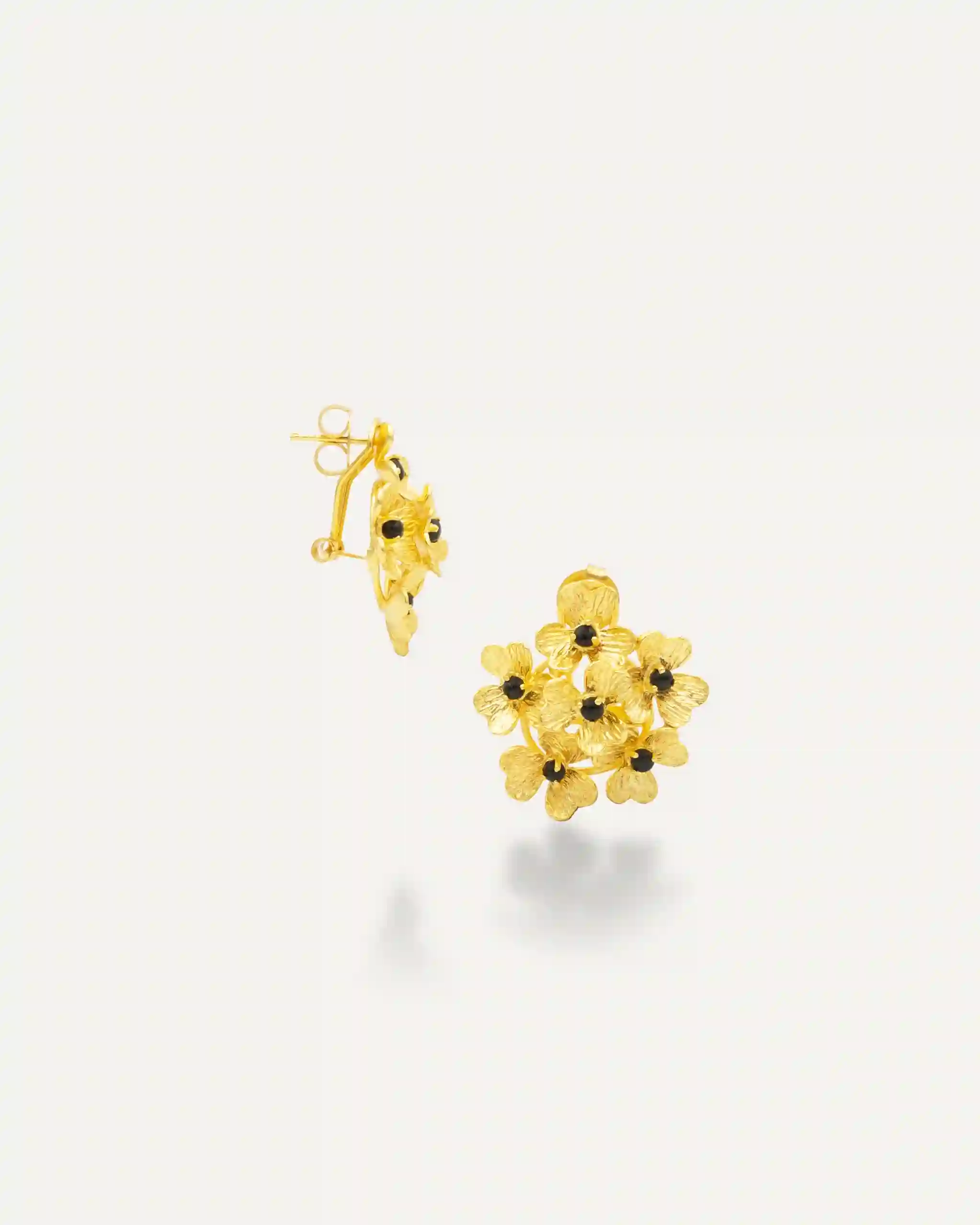 Black ankit ónix earrings