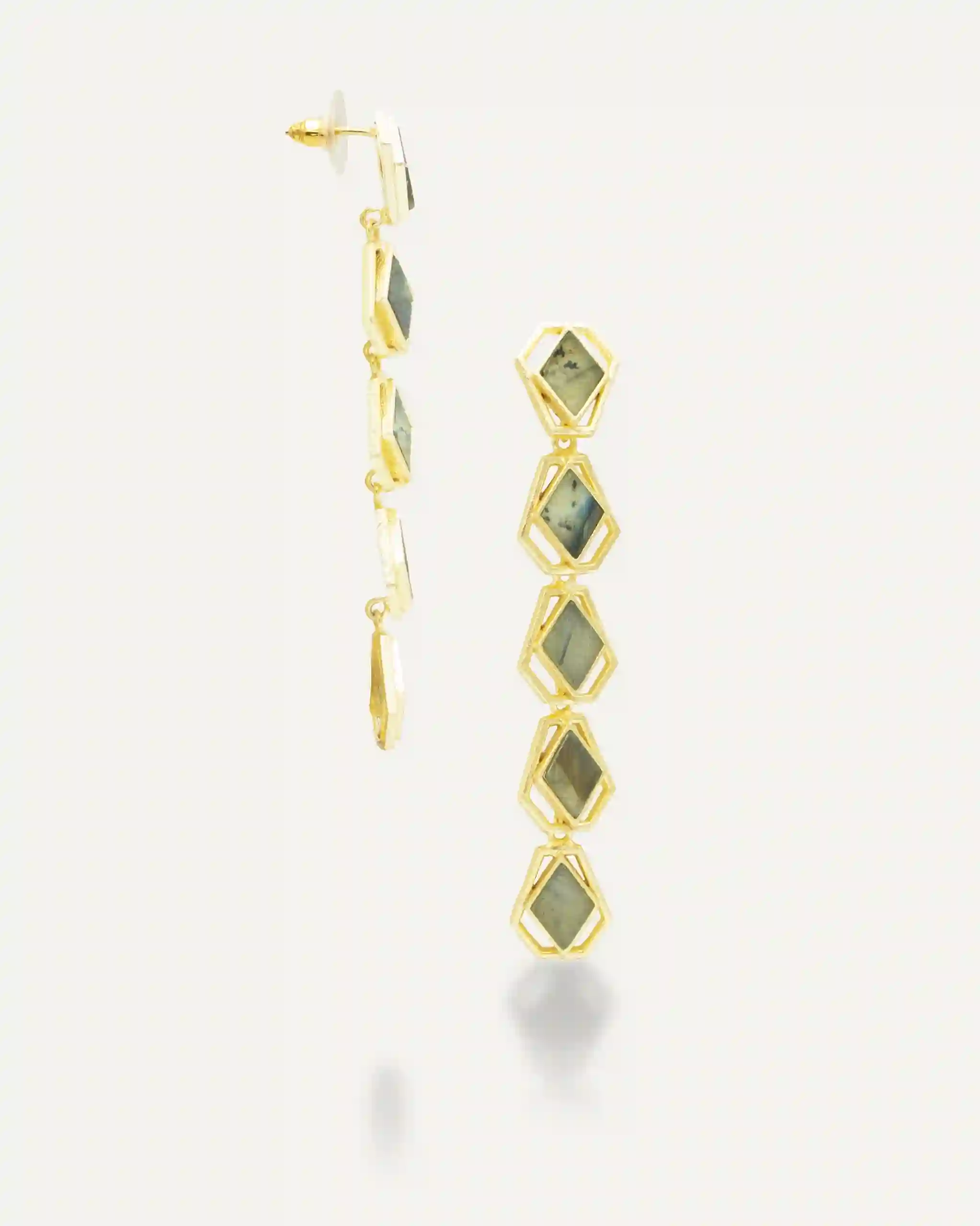 Golden Earries Anuja Labradorita