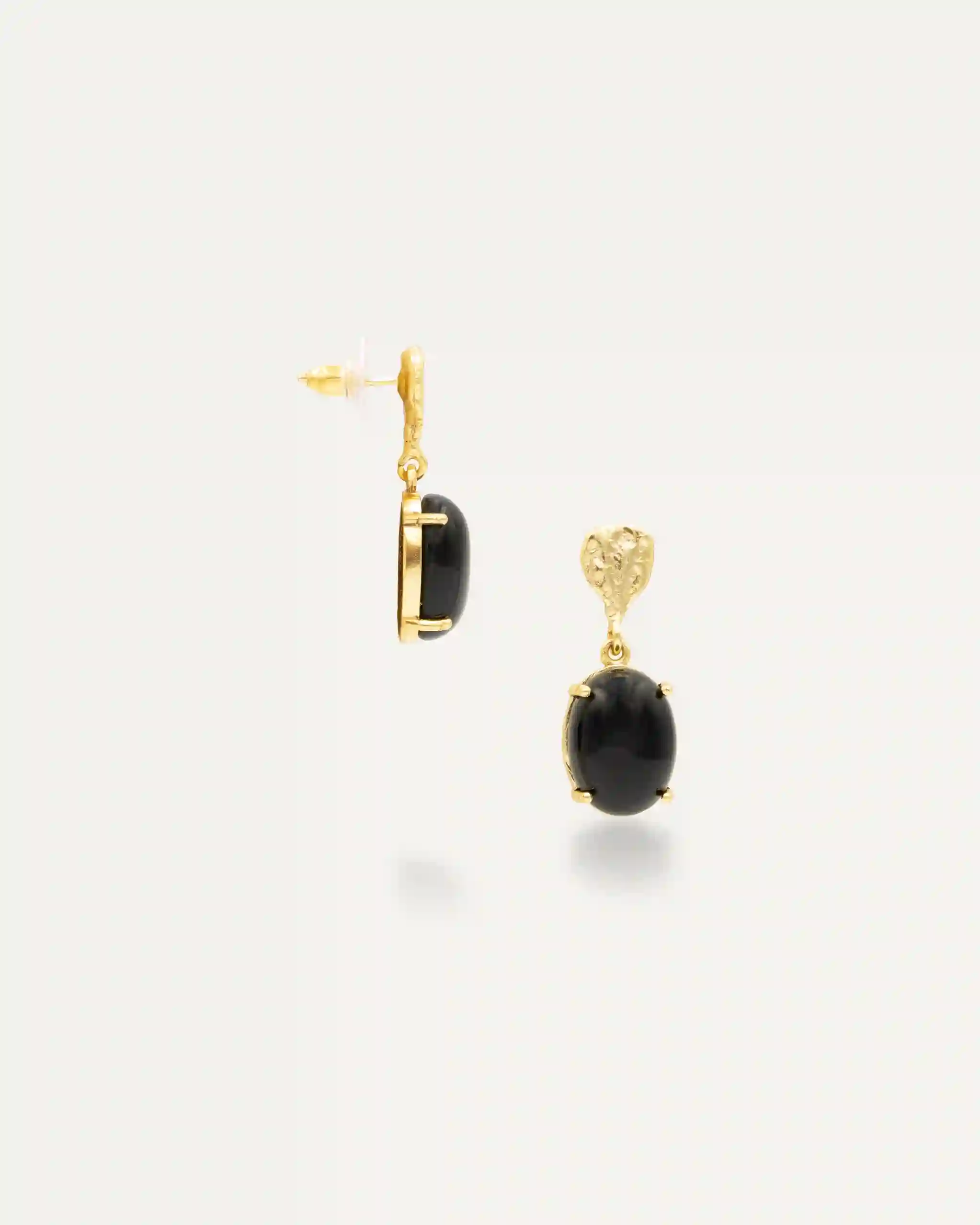 Bibani Onix Black Golden Earrings