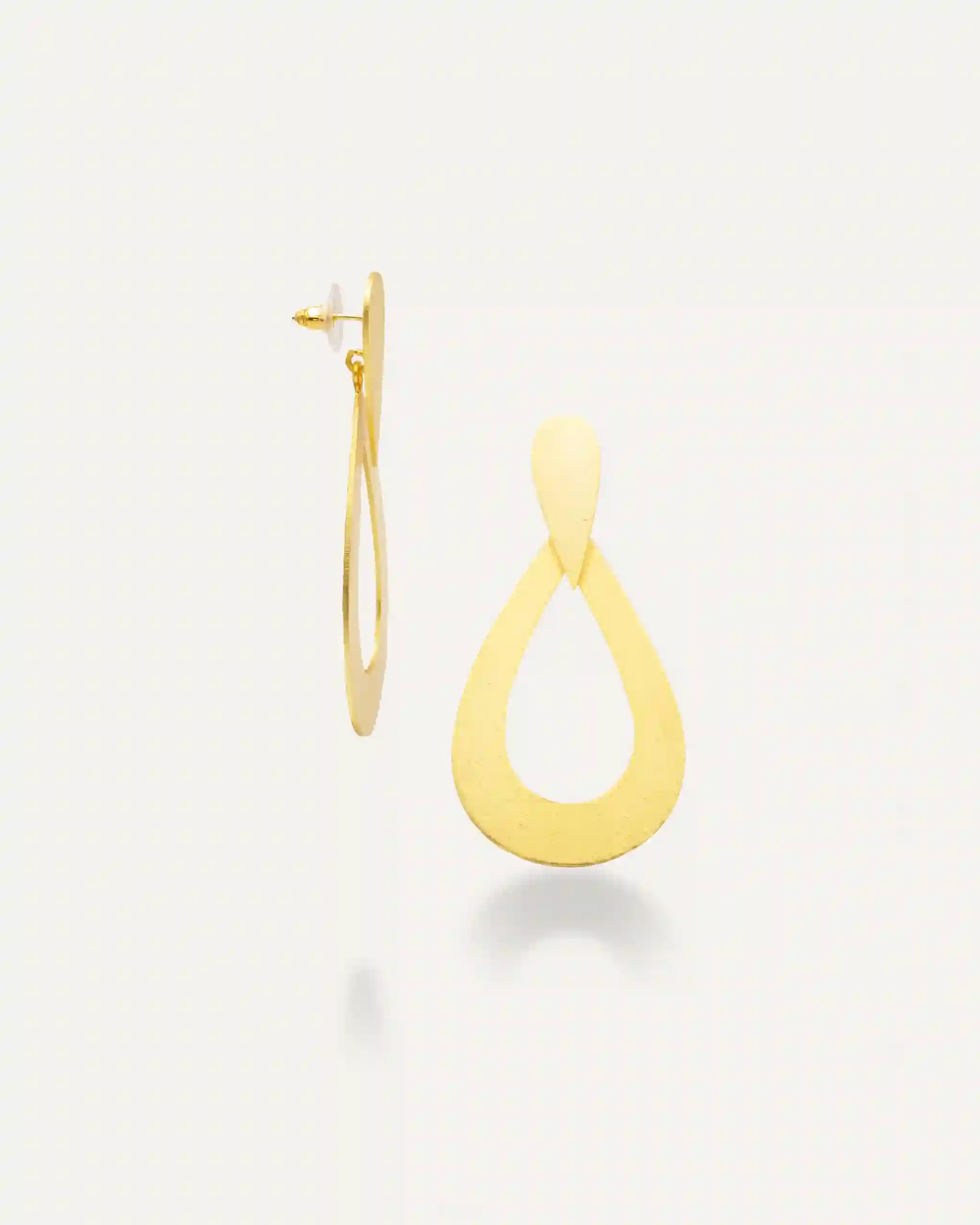 Pendientes Dorados Big Drop