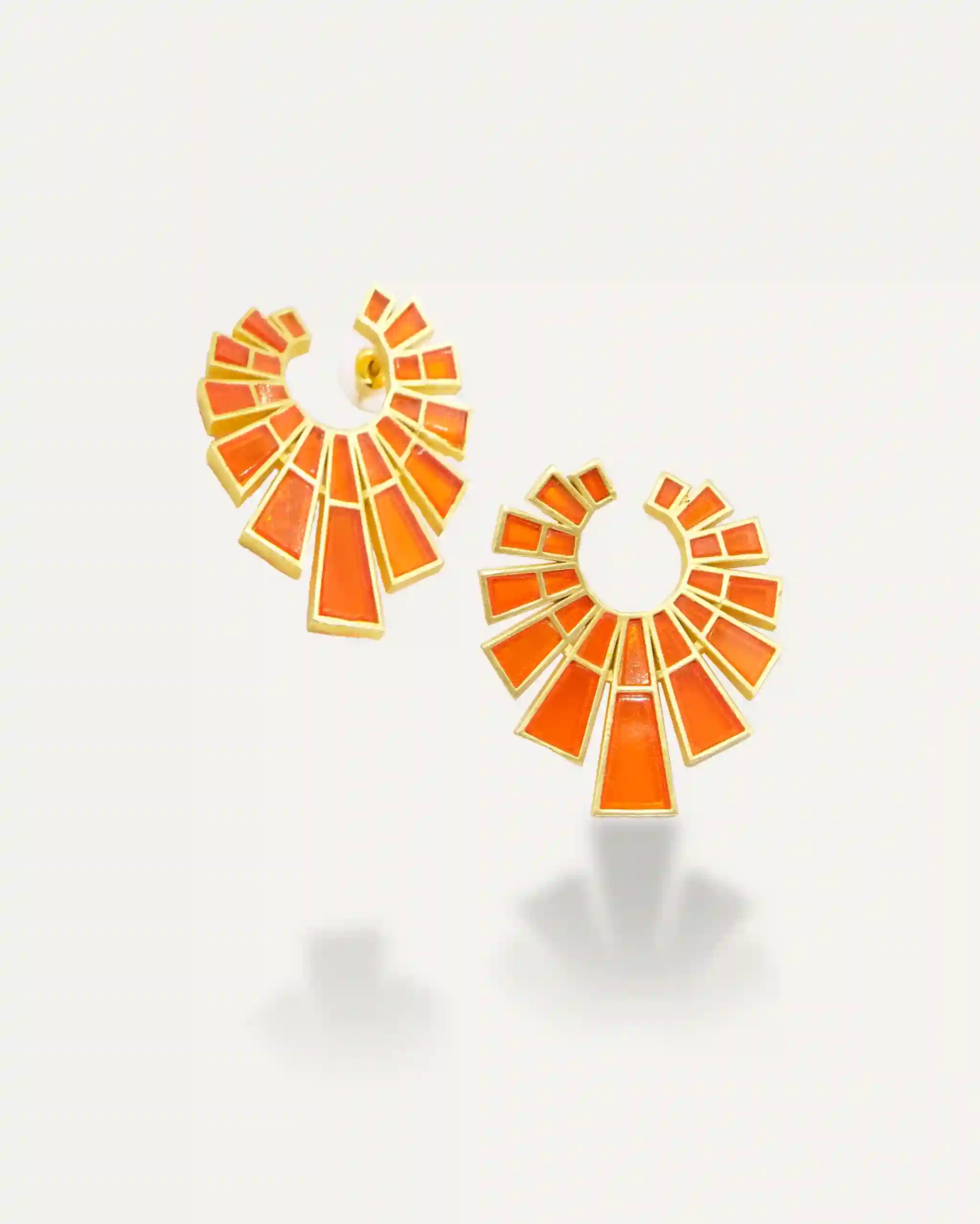 Big Petra Cornelia golden earrings