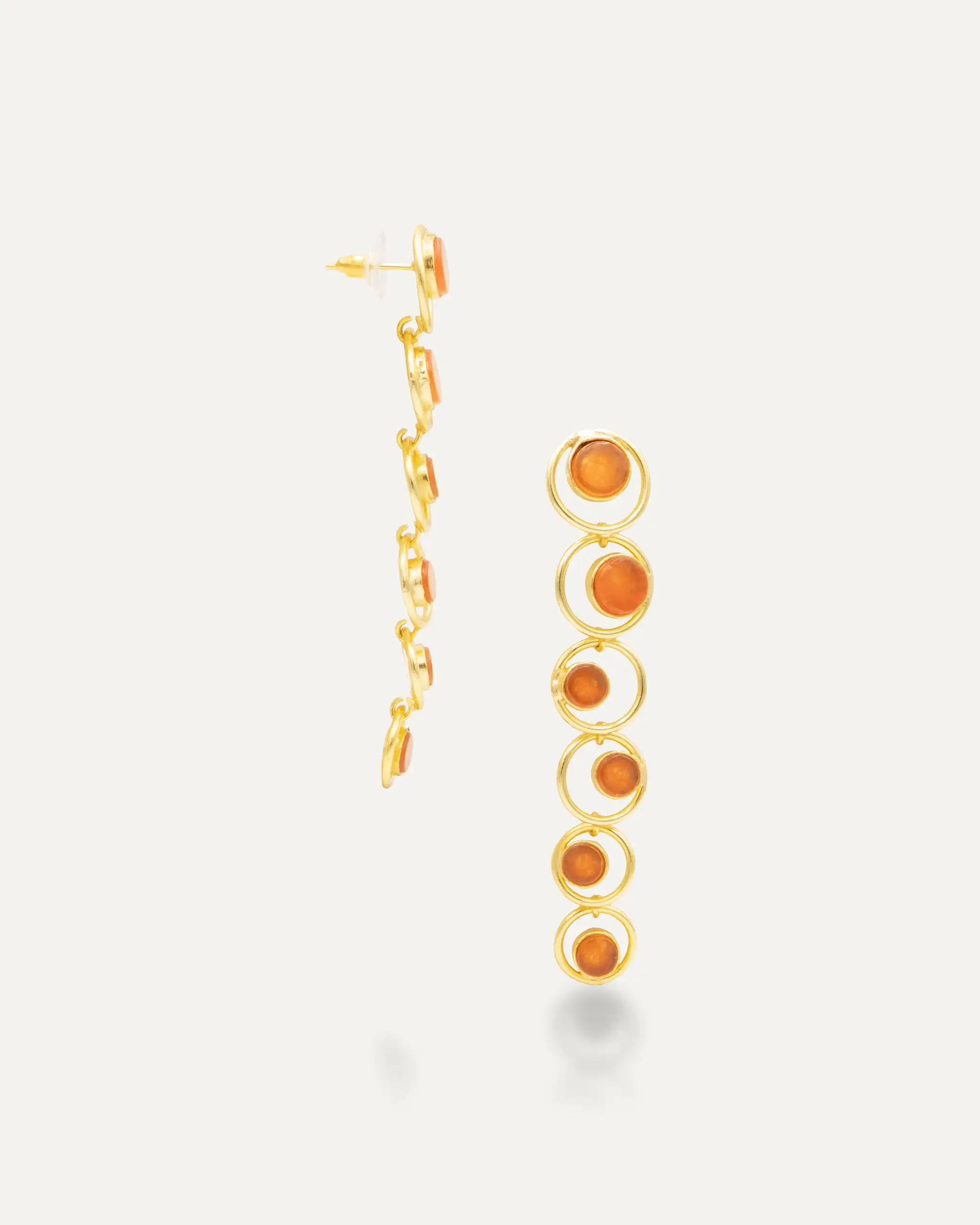 DIANESH CORNALINE GODY EARRINGS