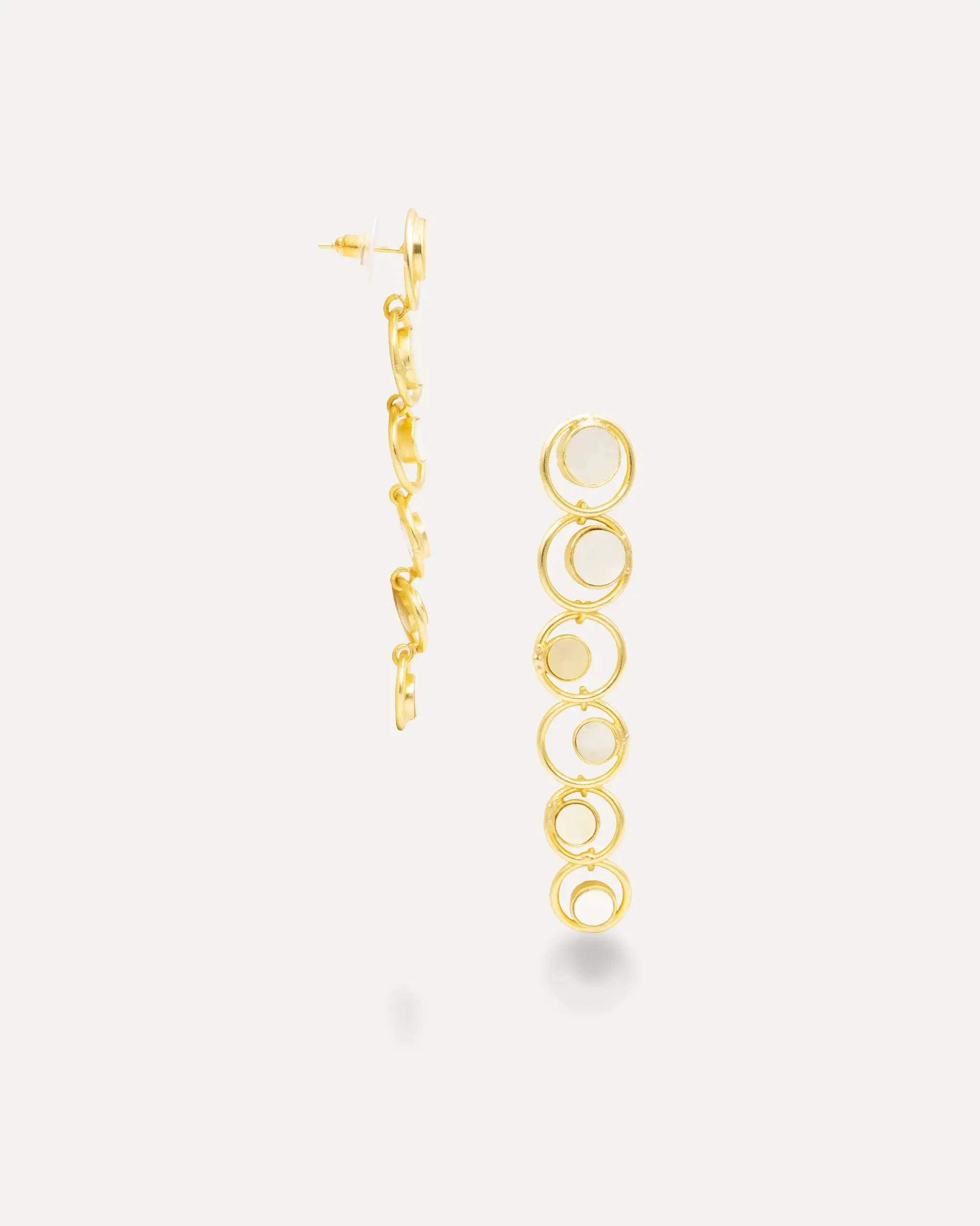 Golden Earrings DIESH MOTHER PERLA
