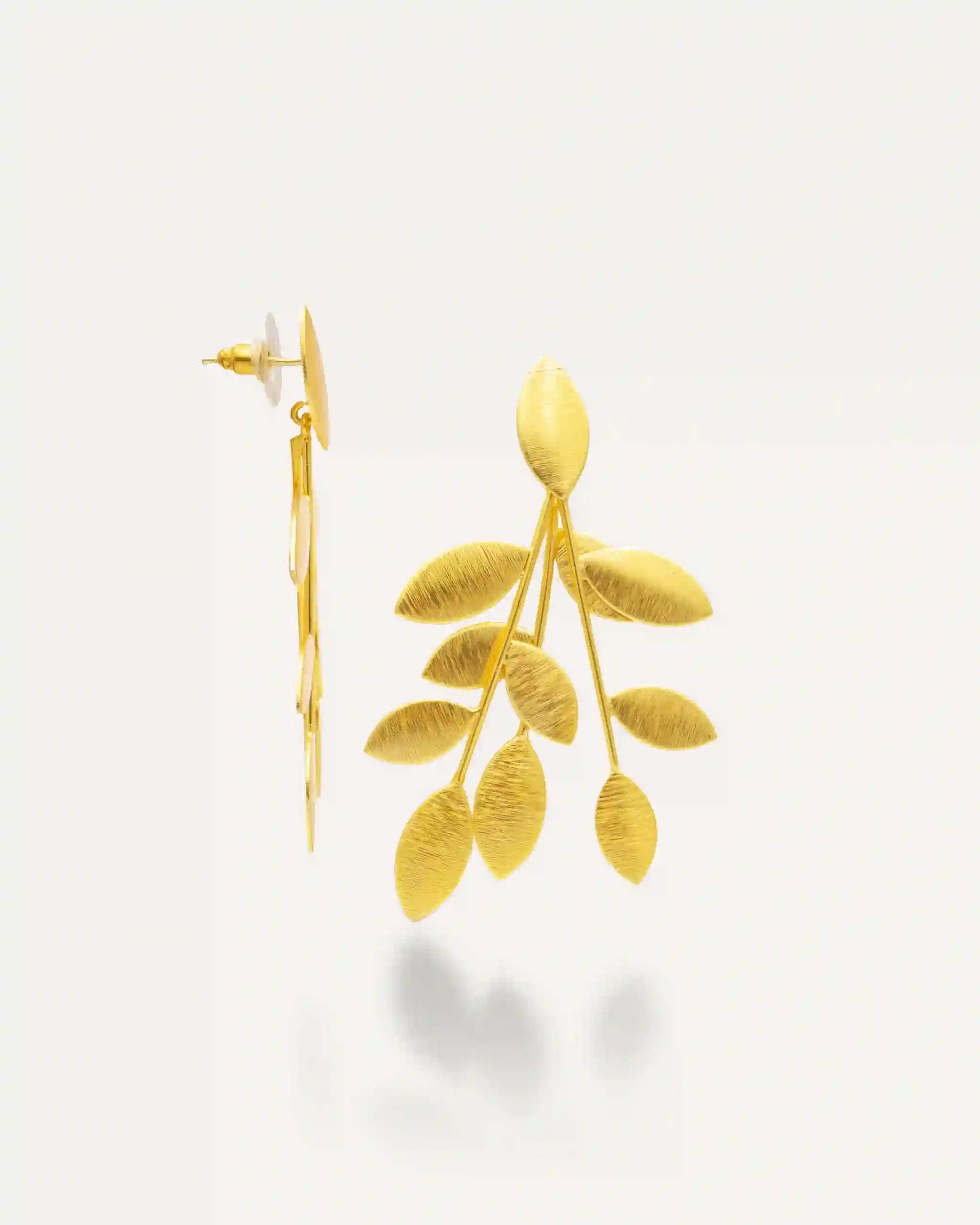 Pendientes Dorados Flor