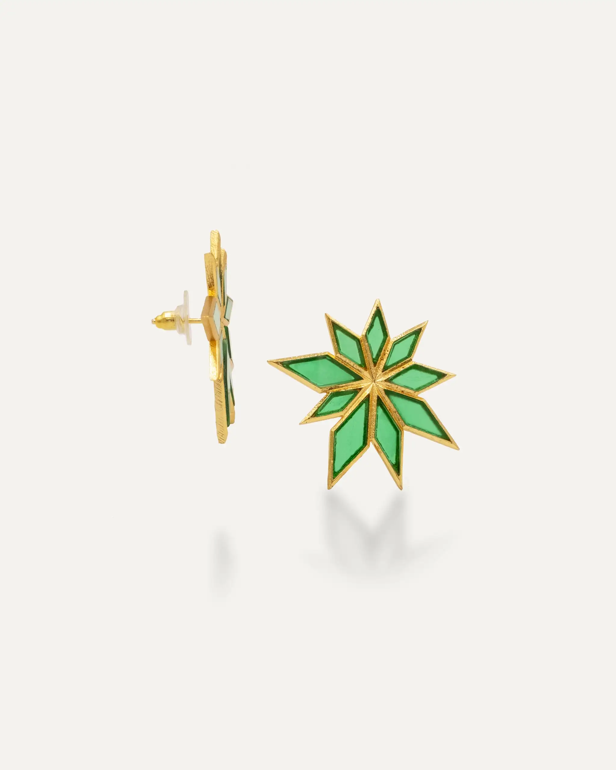 Dorados Halley Onix Green Earrings
