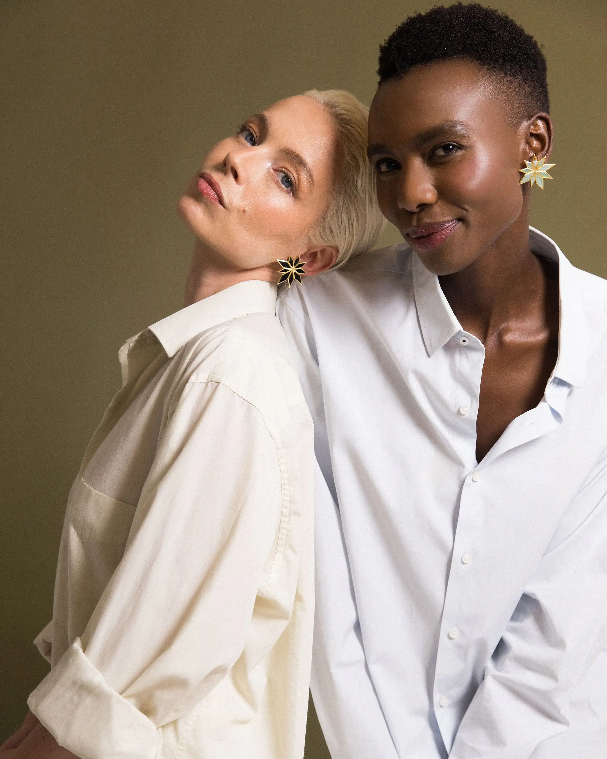 Dorados Halley Onix Green Earrings - Image 2