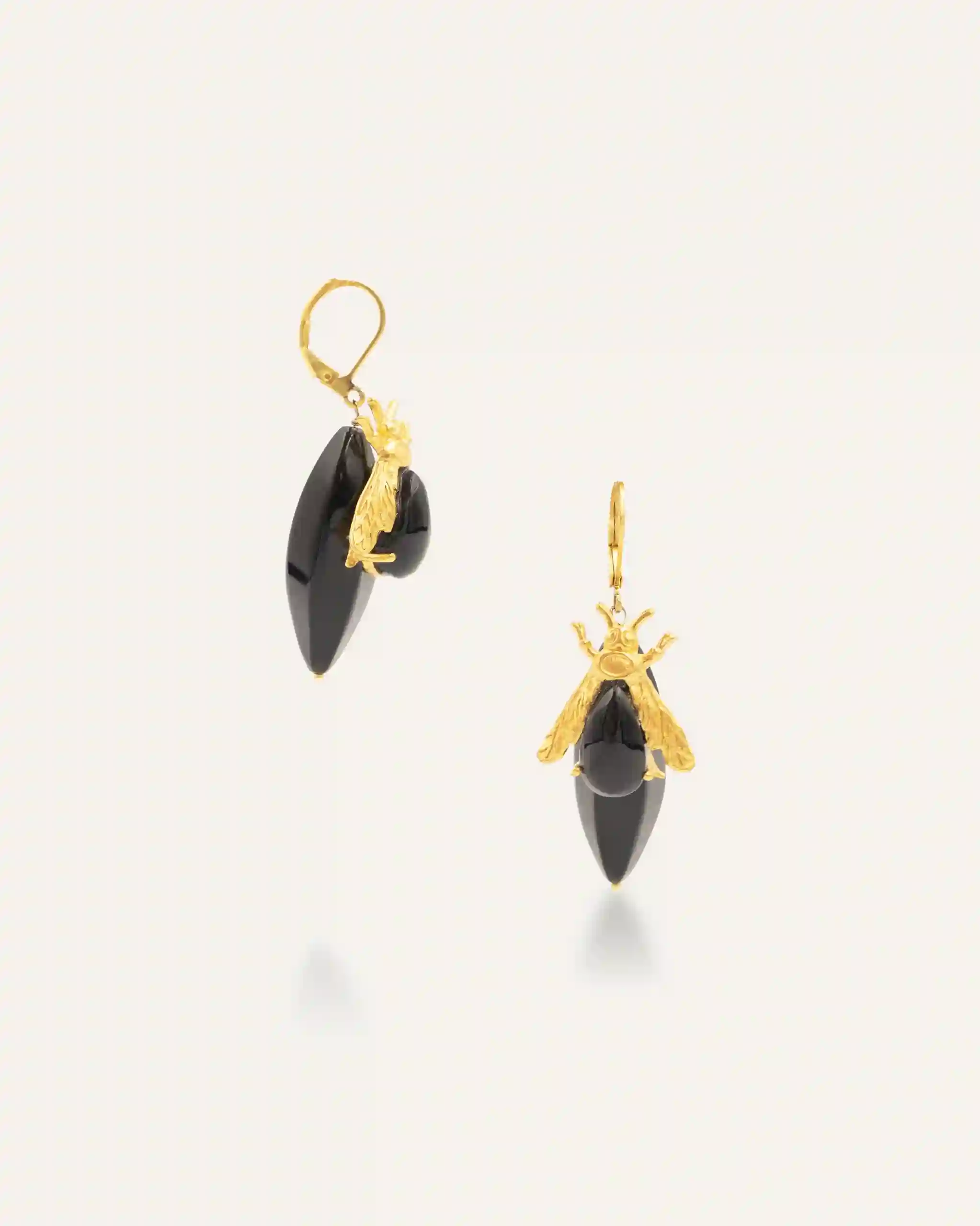 Makhi golden earrings