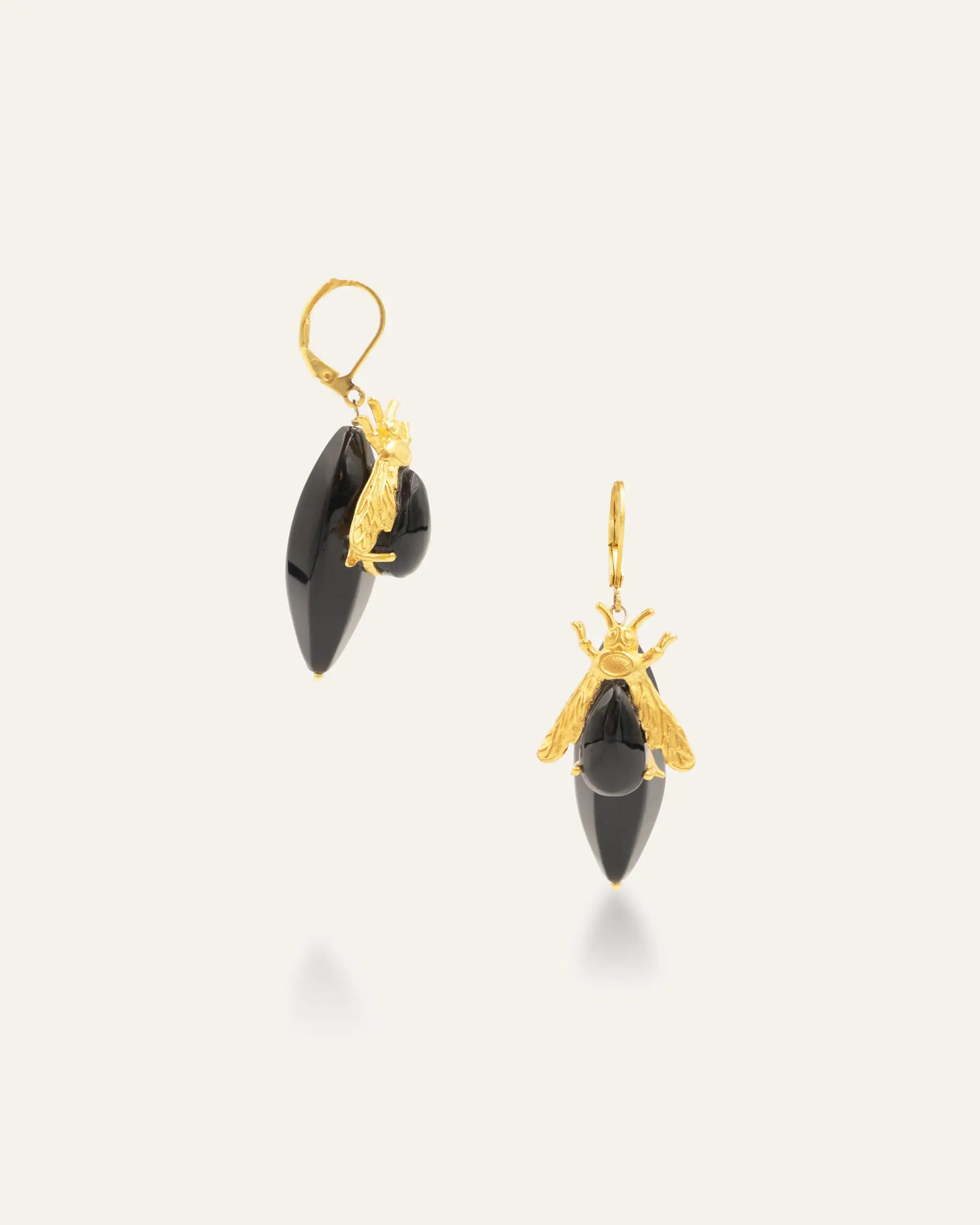 Makhi golden earrings