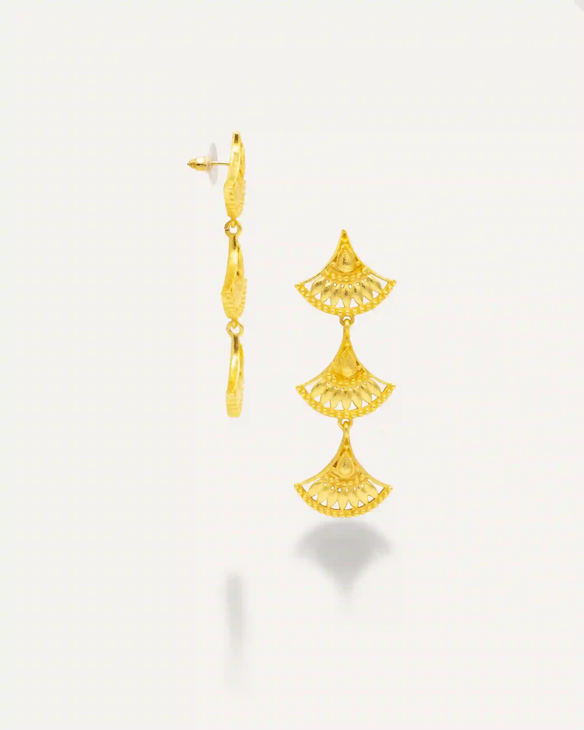 Pendientes Dorados Maya