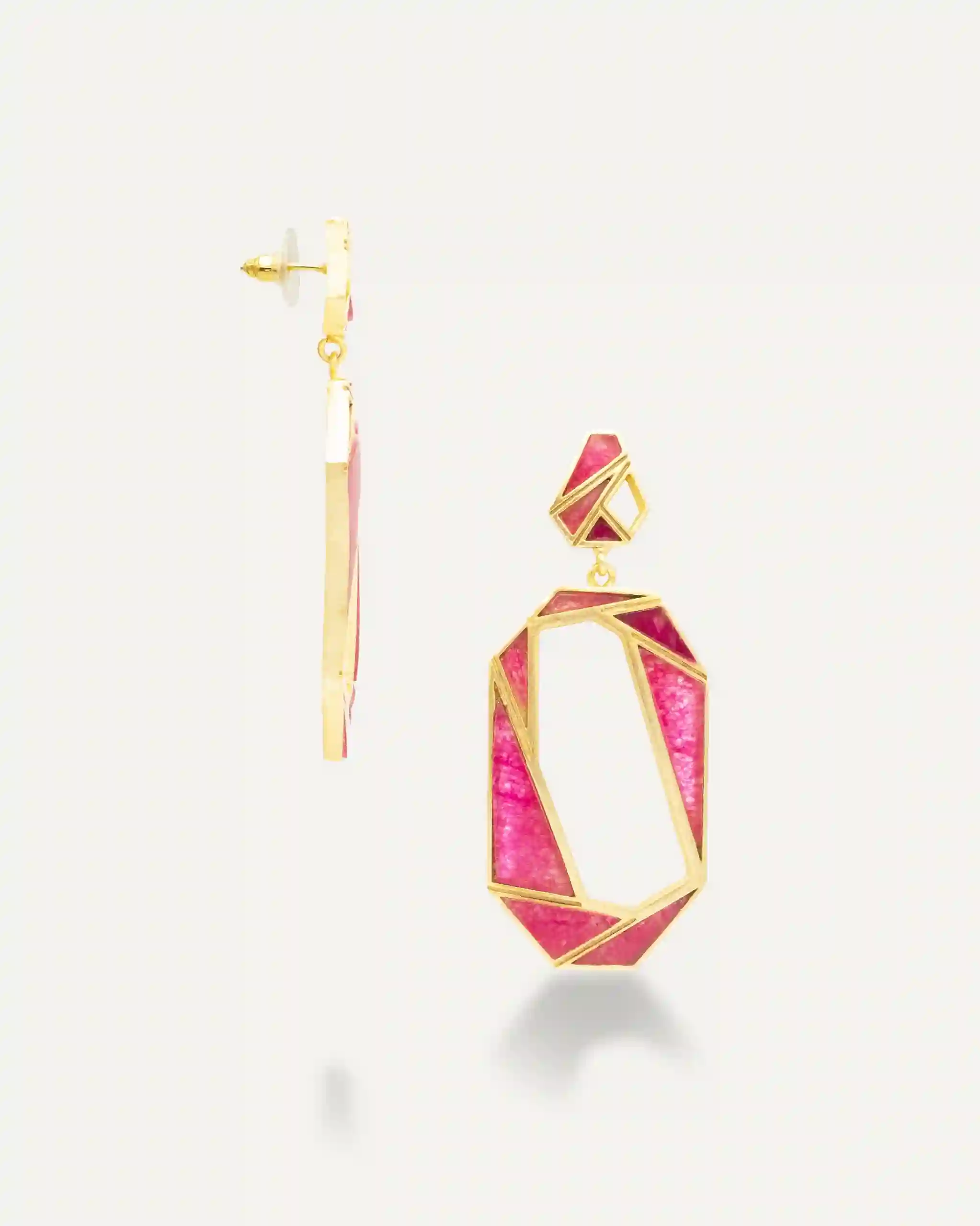 Golden Earries Neel Onix Fuchsia