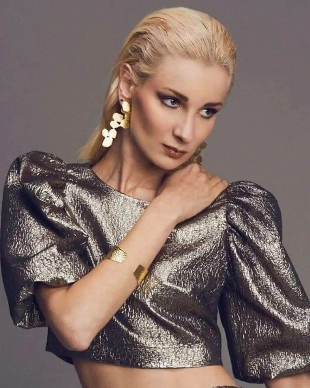 Niagara golden earrings - Image 2