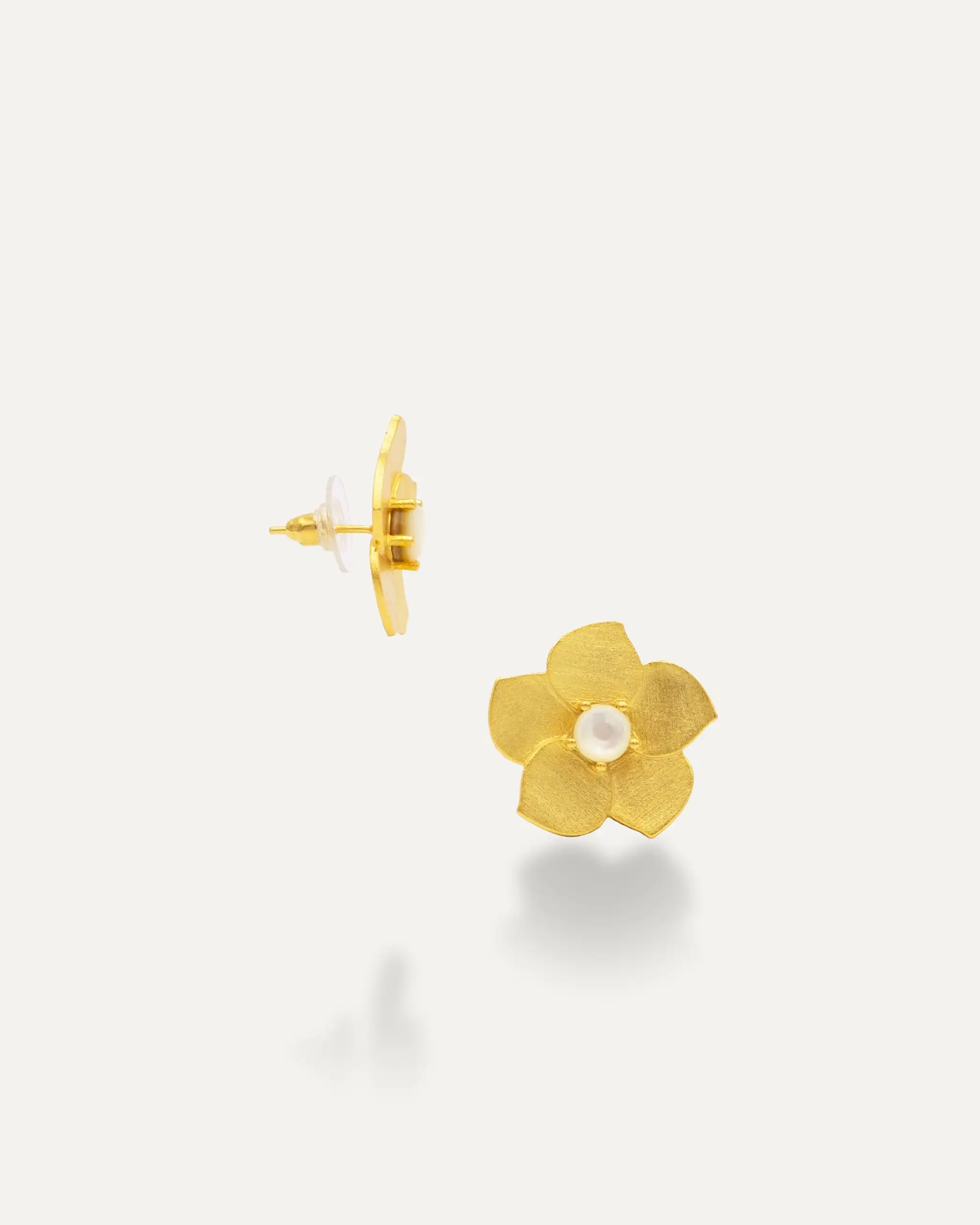 Pendientes Flor Everyday Piedra Luna