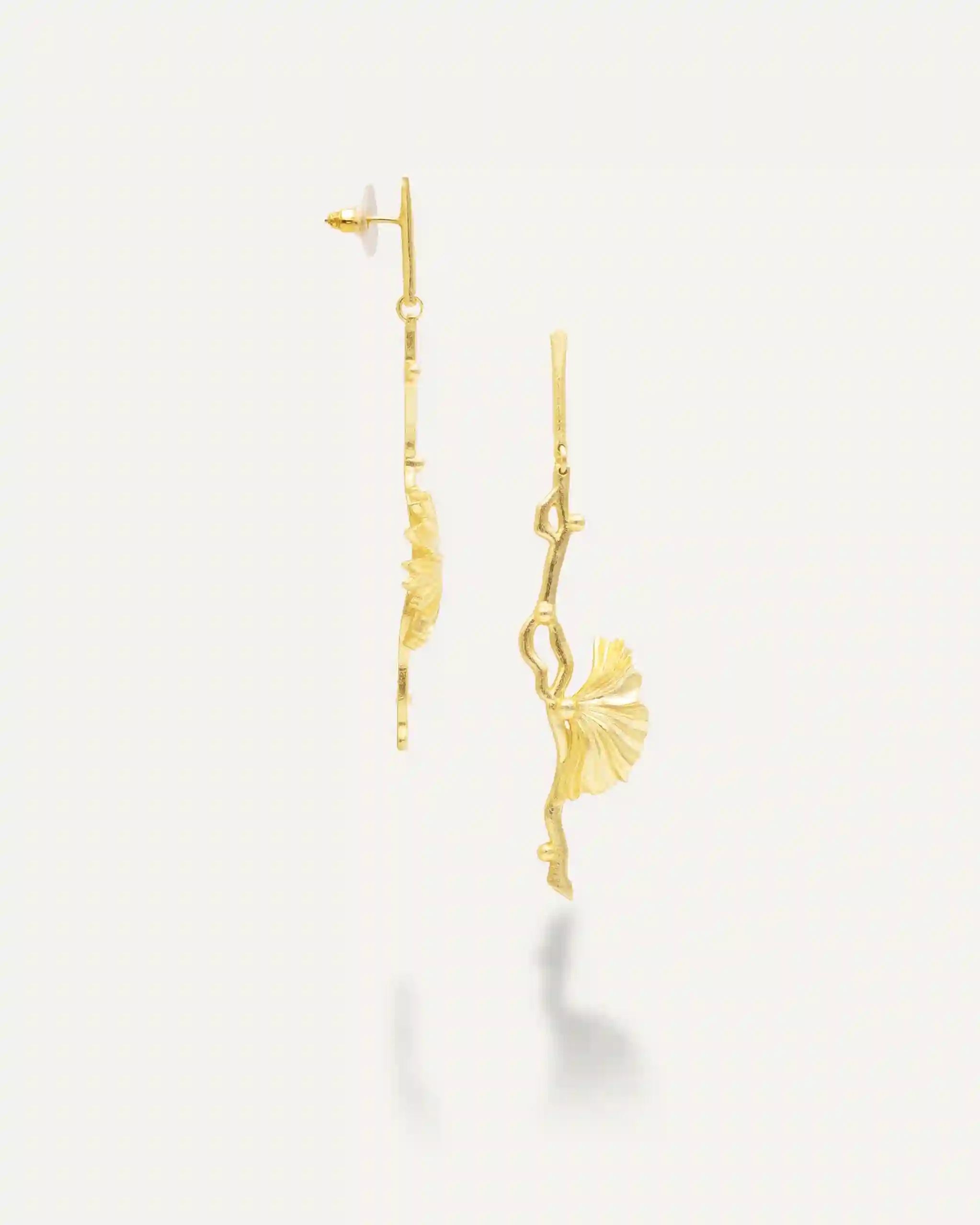 Gold Flora Earrings