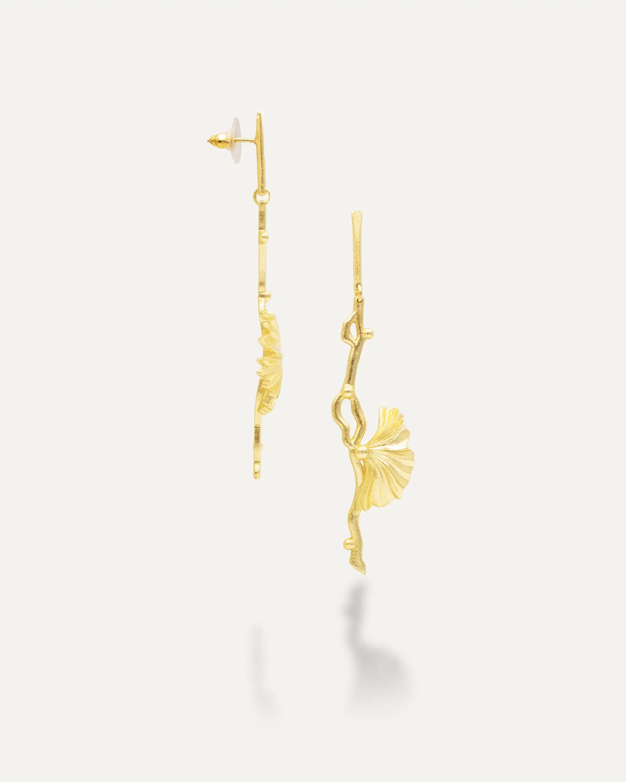 Gold Flora Earrings