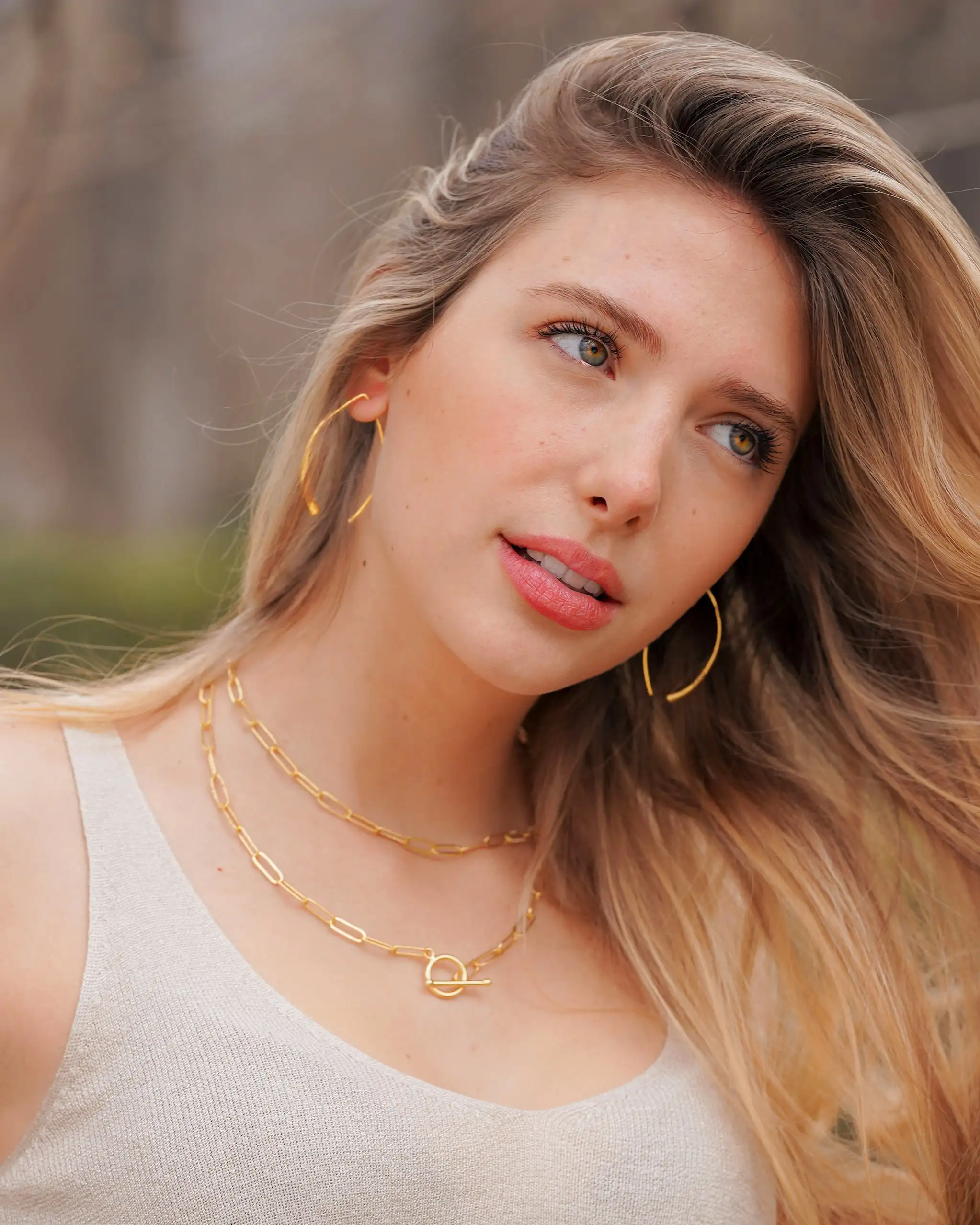 Pendientes Haddee Dorados - Imagen 2