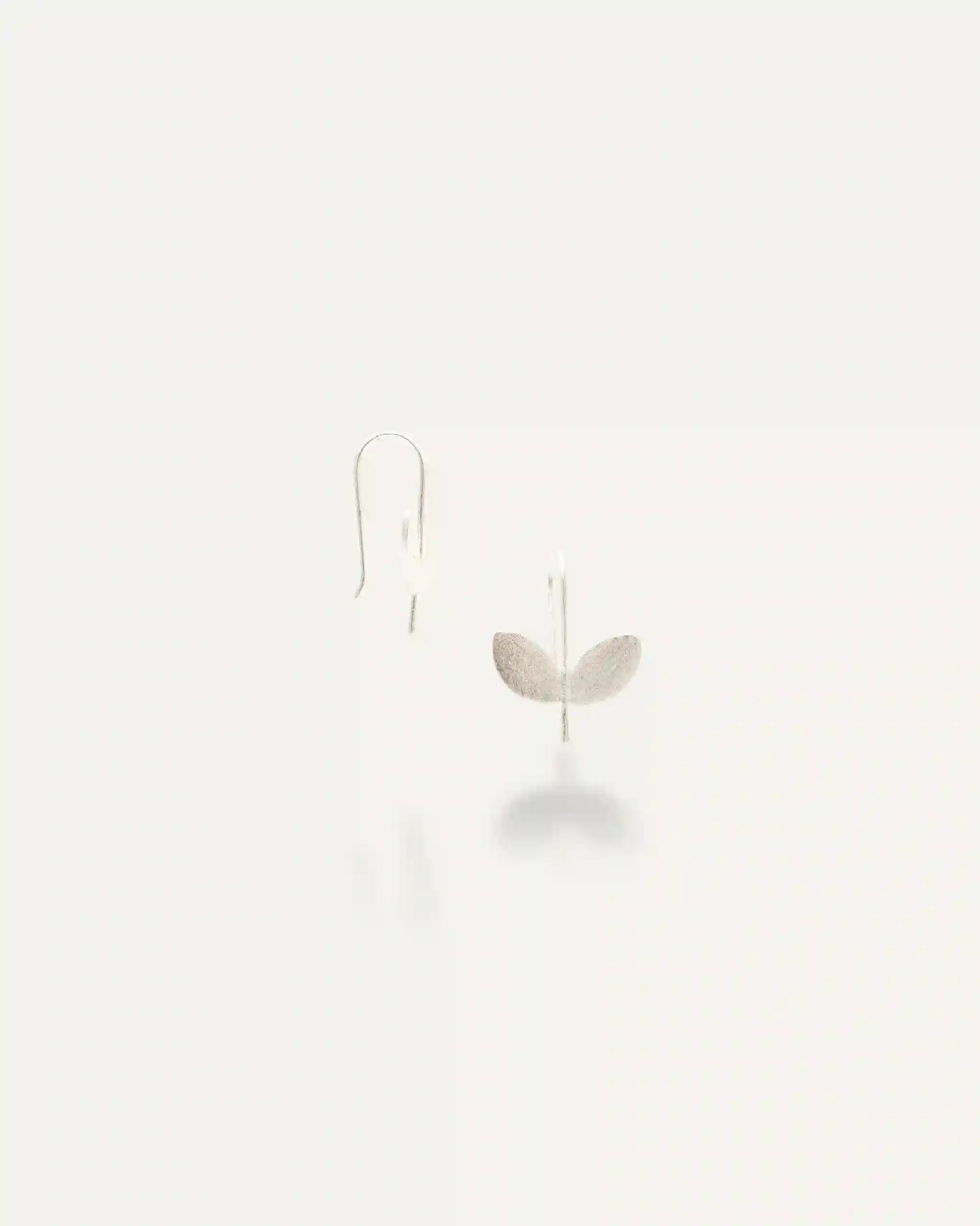 Simplicity Silver Shaft Earrings