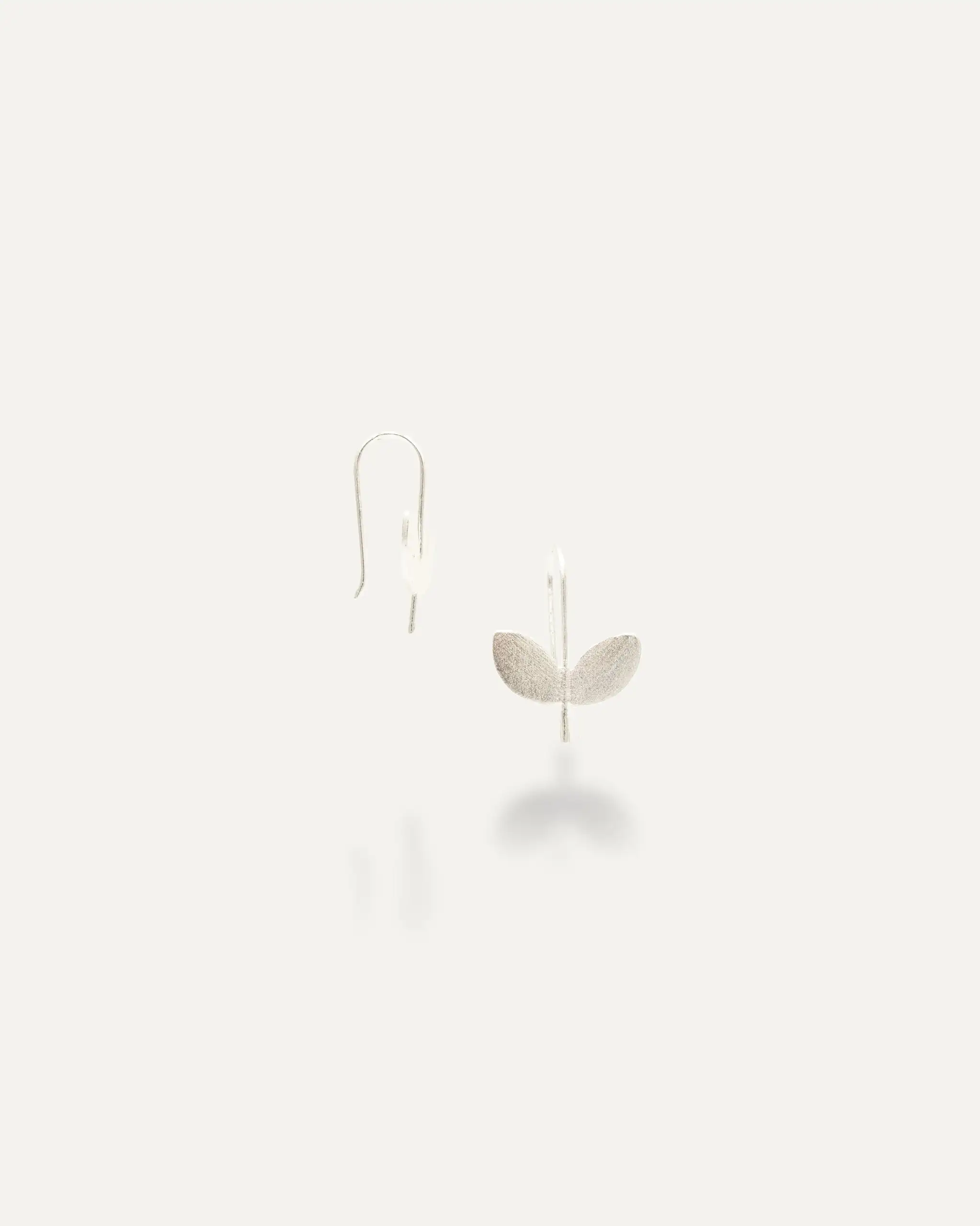 Simplicity Silver Shaft Earrings