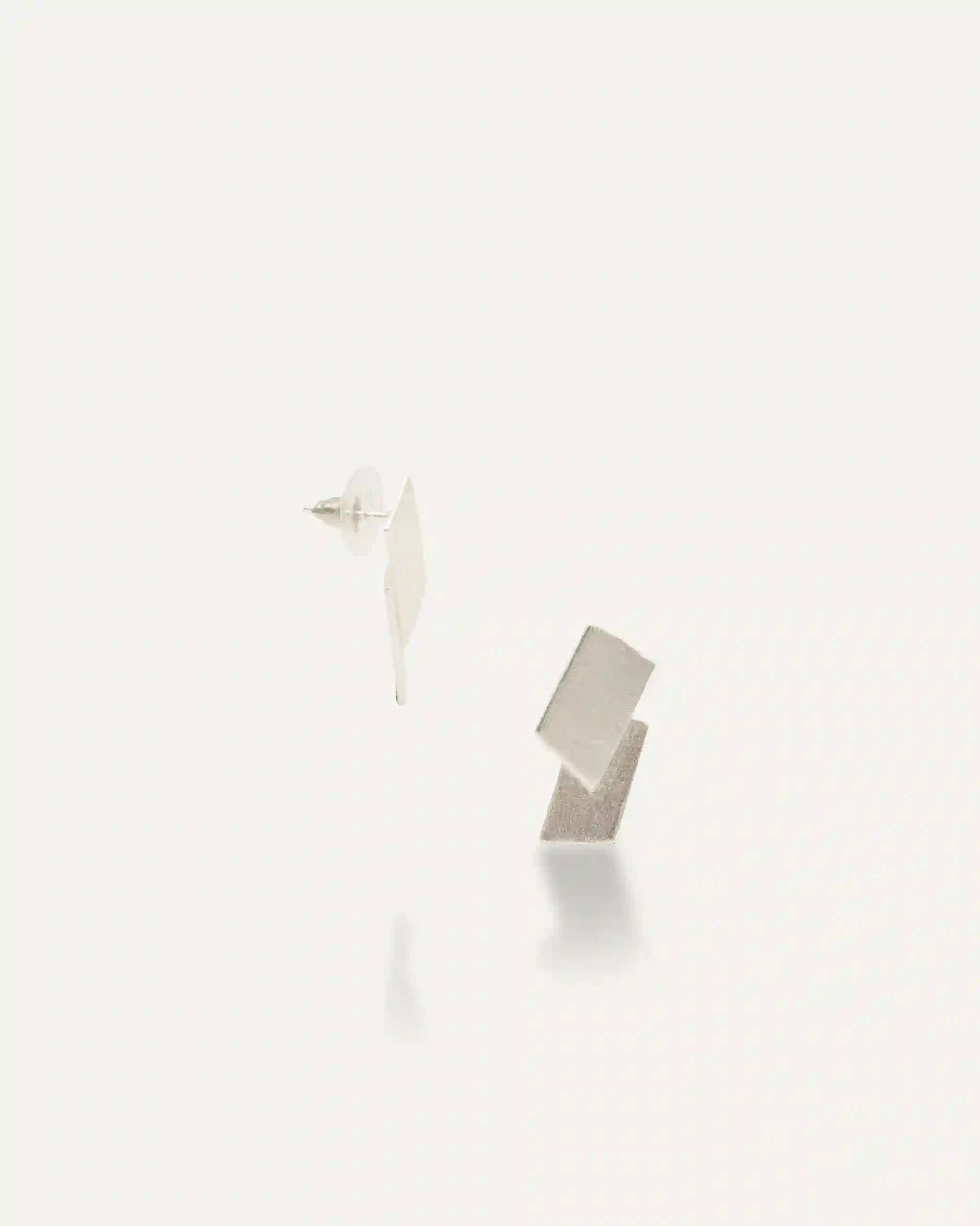 Pendientes plateados Everyday geometricos Liya
