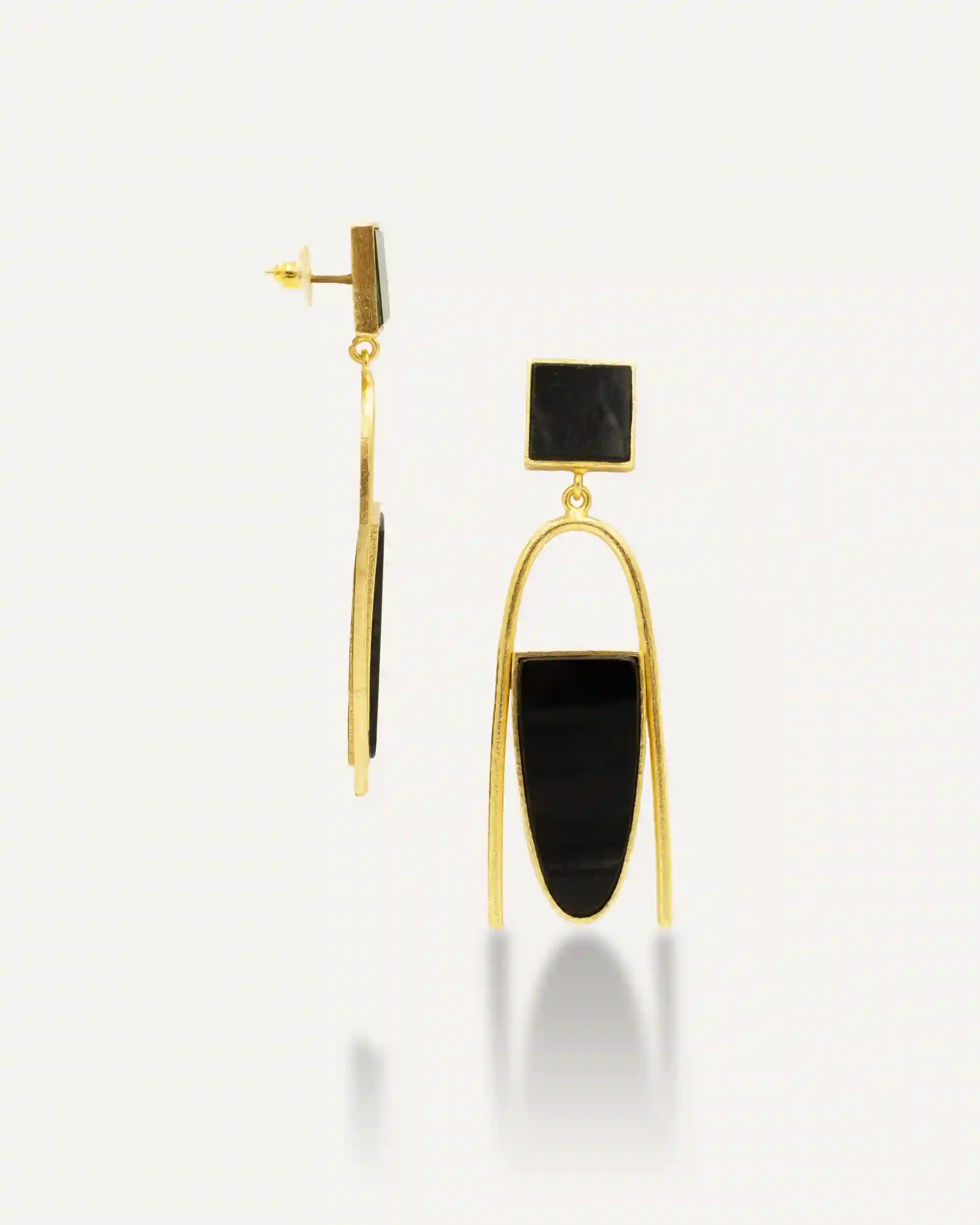 Swag Onix Black Earrings