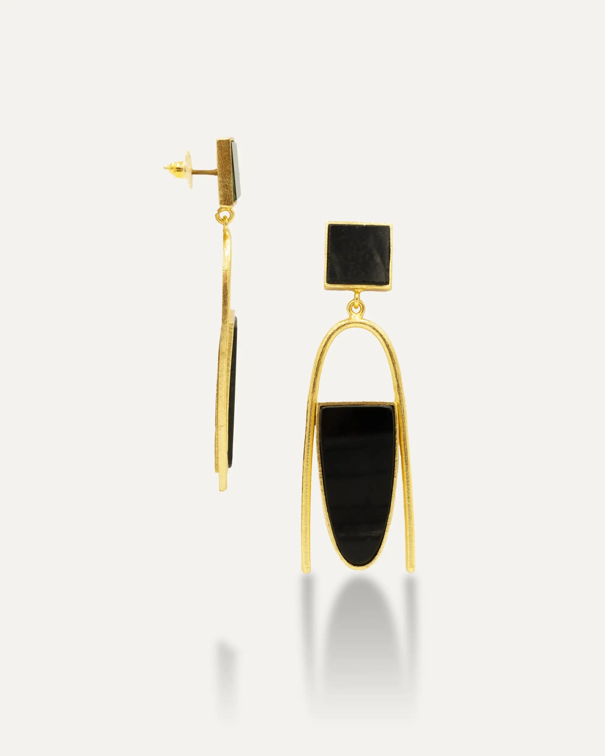 Swag Onix Black Earrings