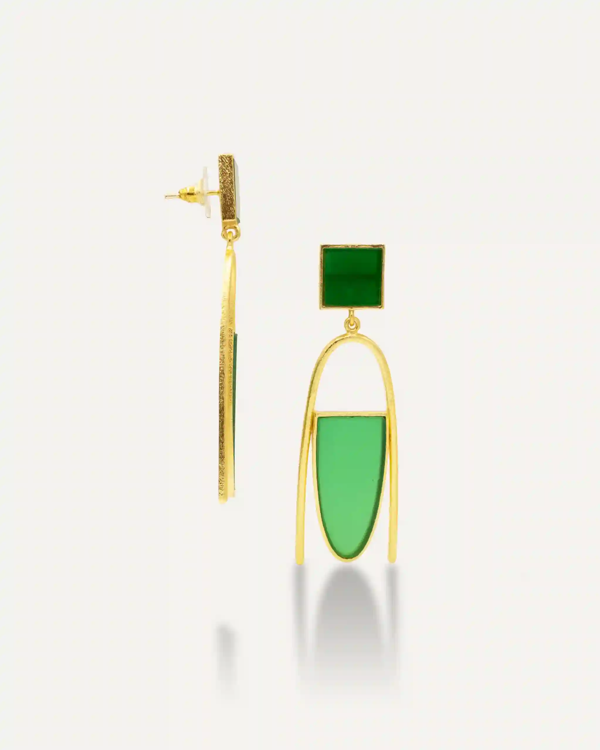 Swag Onix Green Earrings