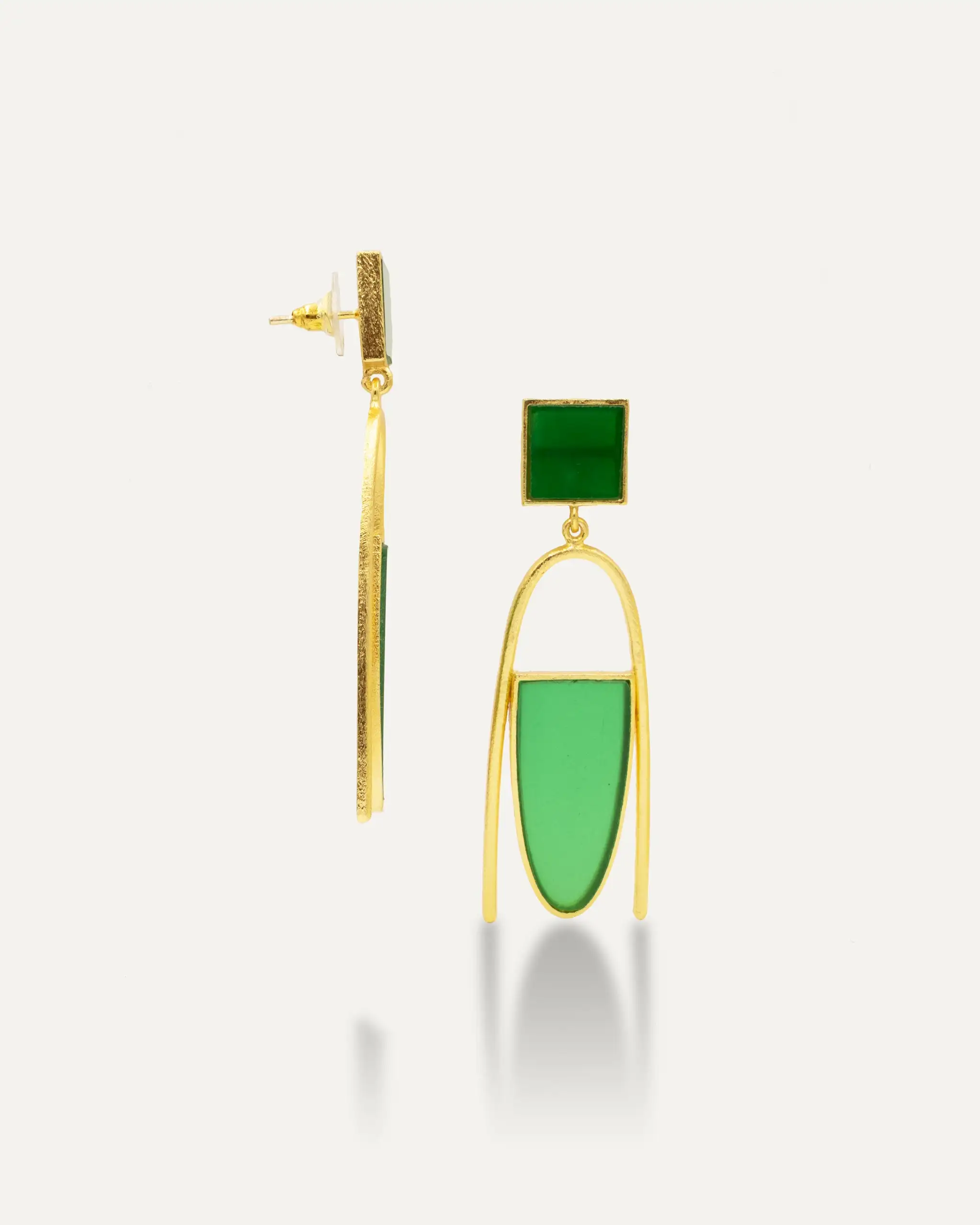 Swag Onix Green Earrings
