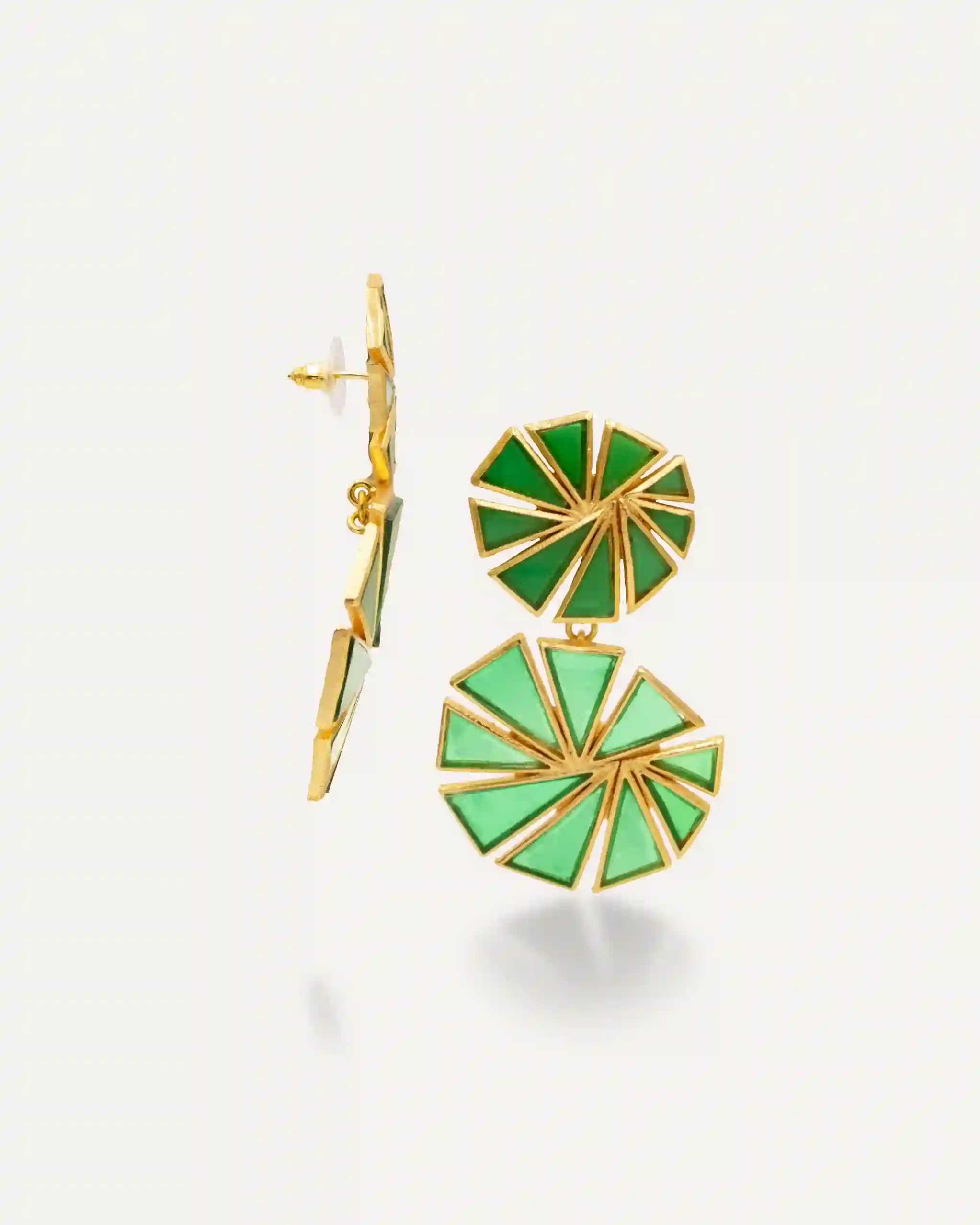 VISHAAL GREEN EARRINGS