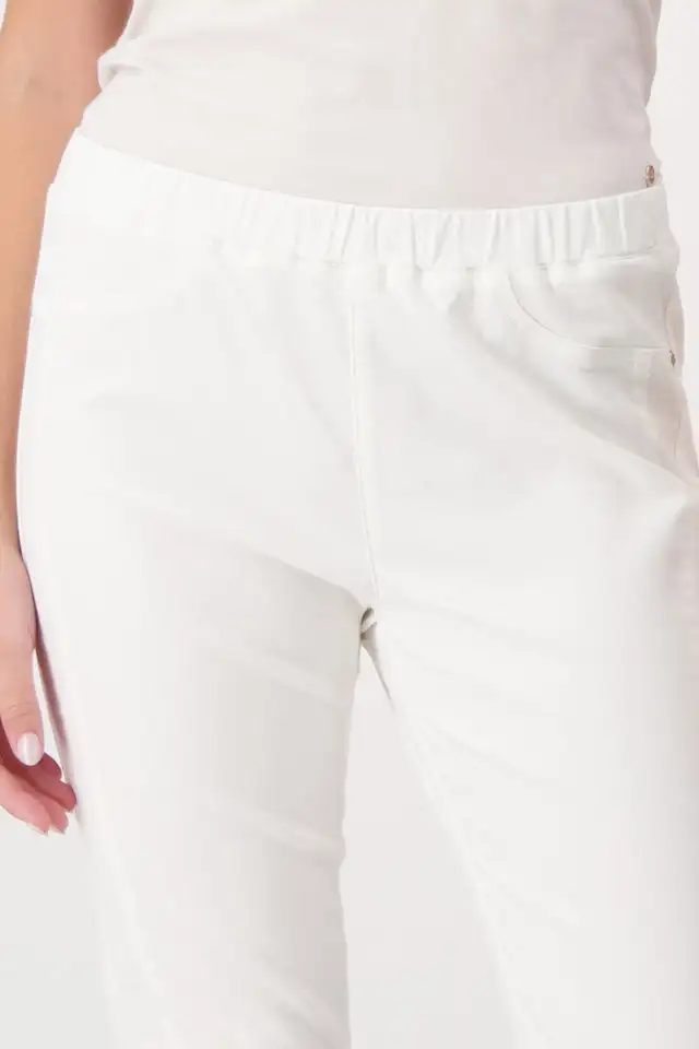 Monarch pants cut legging white - Image 5