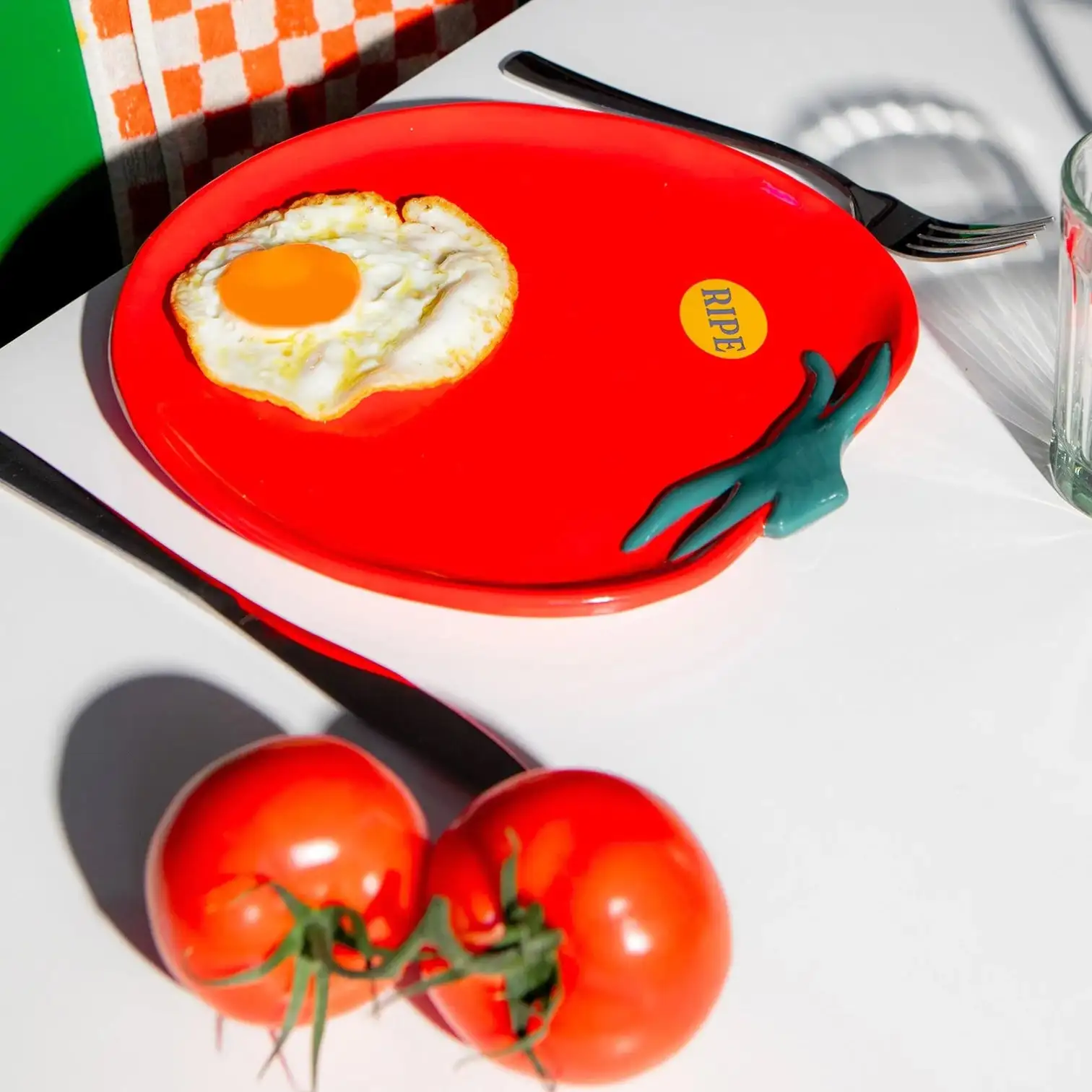 Placa de tomate del mercado de agricultores - Imagen 2