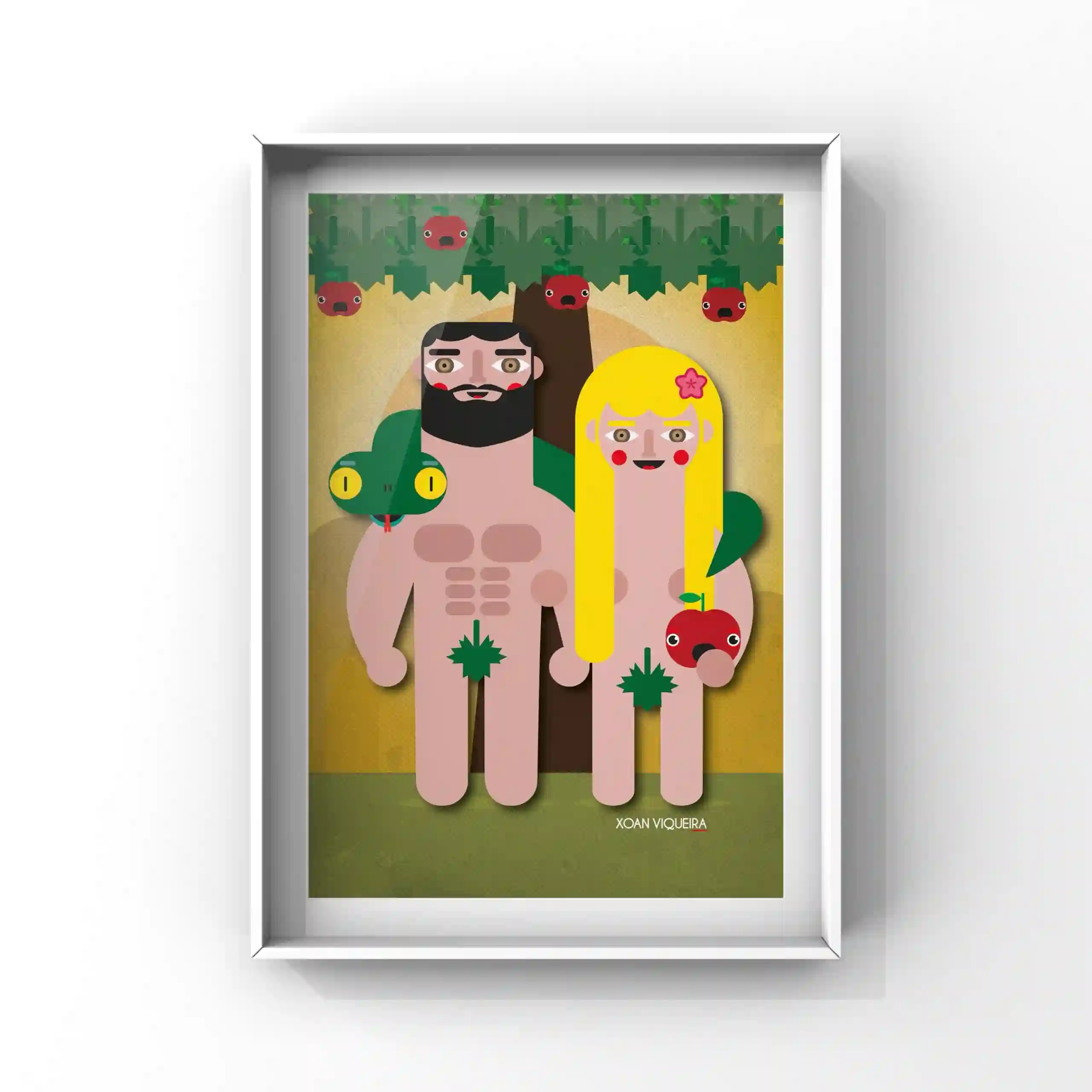 Illustration A3 Adam and Eve