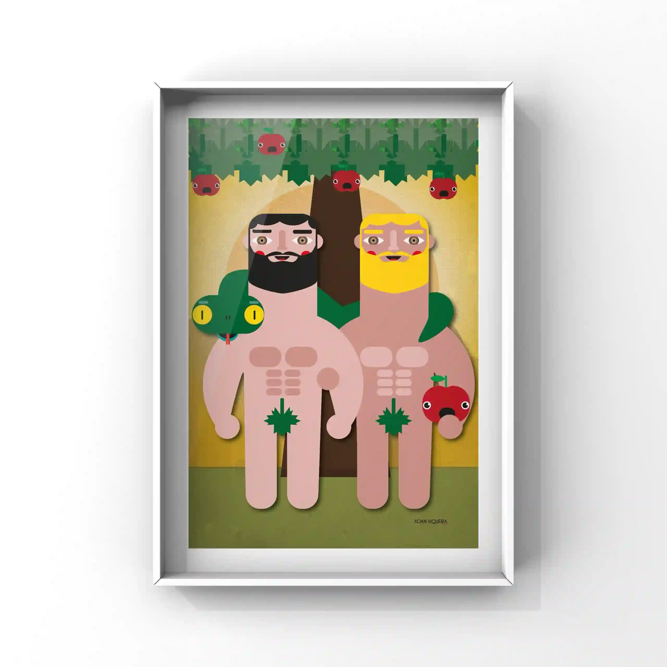 Ilustración A3 Adán y Steve