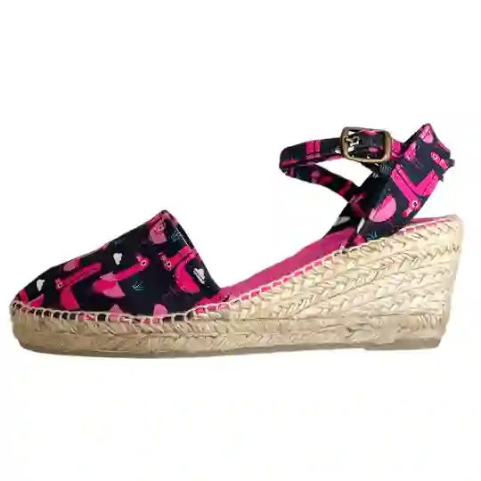 Flamenco wedge espadrilles