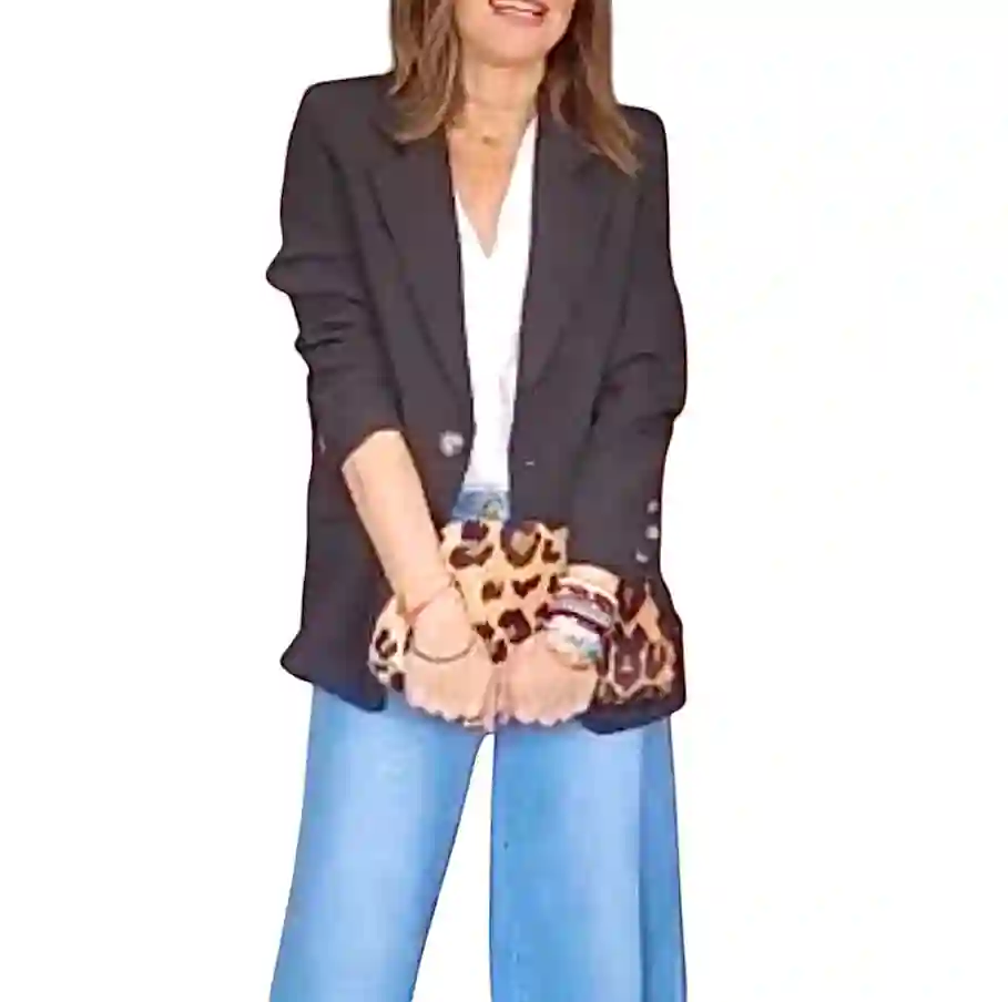 Blazer basic negra