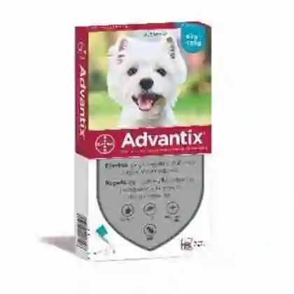 ADVANTIX PERRO 4-10 KG. (CAJA 4P) 1 ML.