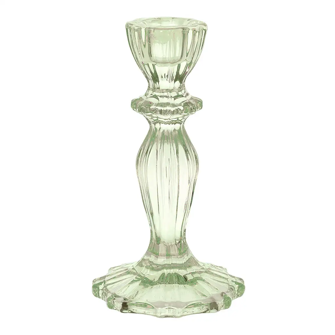 PORTAVELA CRISTAL VERDE MENTA