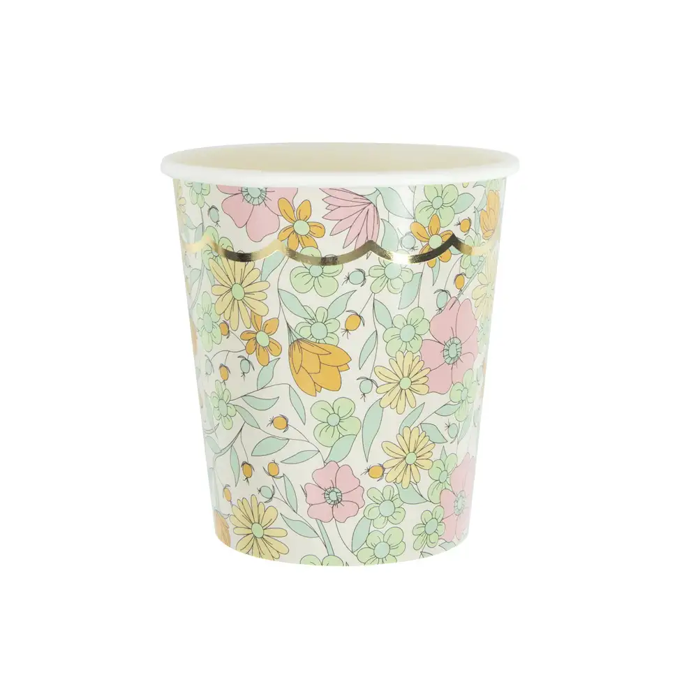 VASOS SHABBY GOLD - 8ud