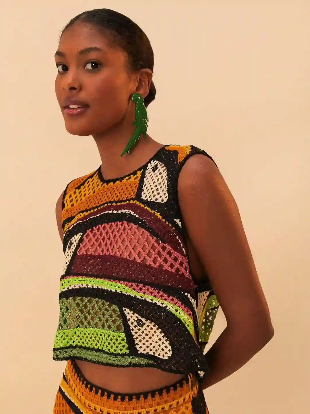 Top de crochet de Tucan Tree