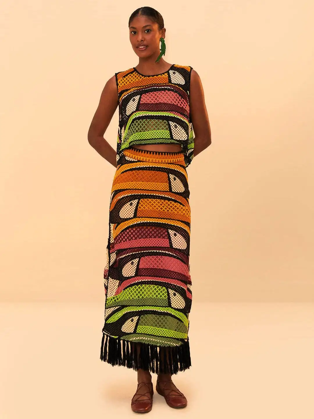 Top de crochet de Tucan Tree - Imagen 2