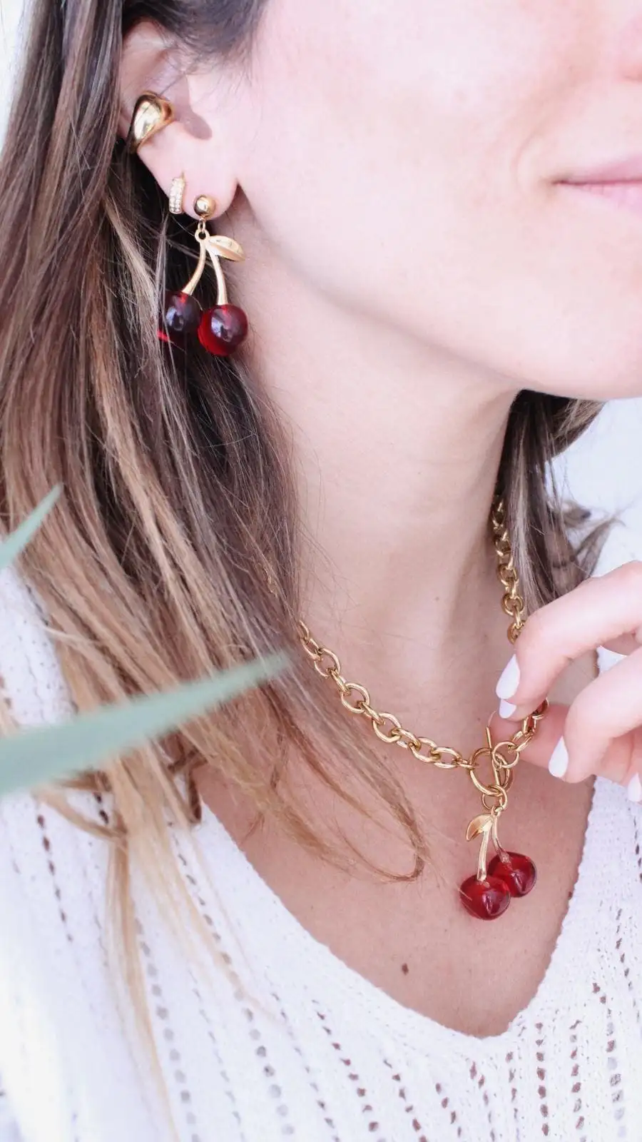 Collar Gargantilla Cereza Bloom - Imagen 4