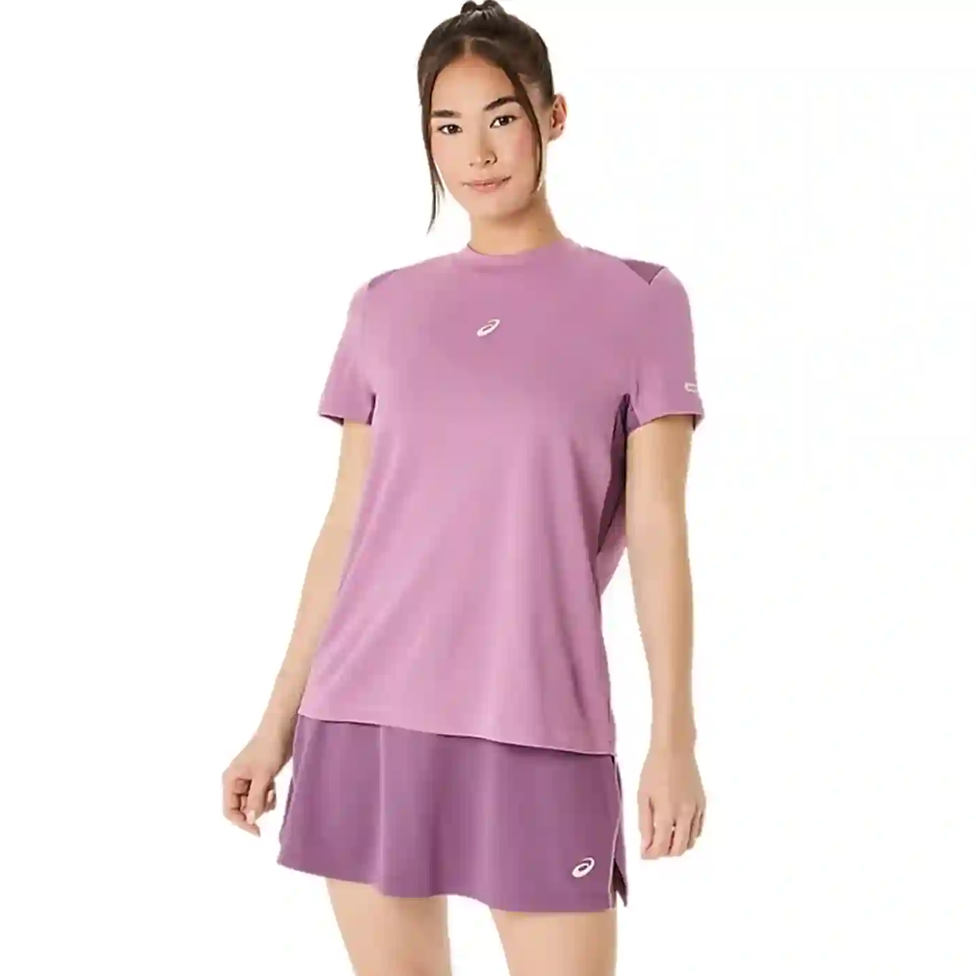 Camiseta ASICS Court SS Top Mujer morado