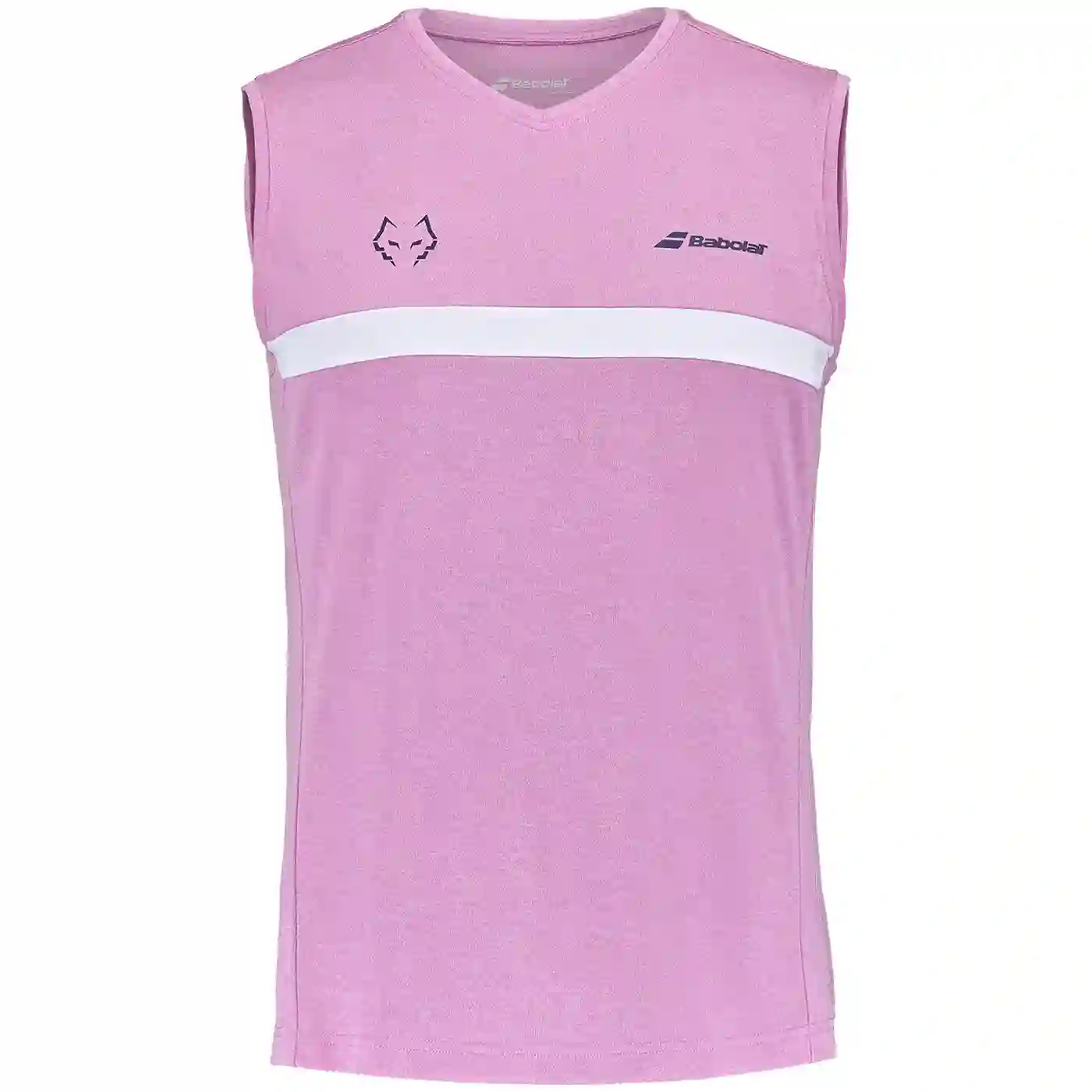 Camiseta Babolat sin mangas Juan Lebrón Rosa