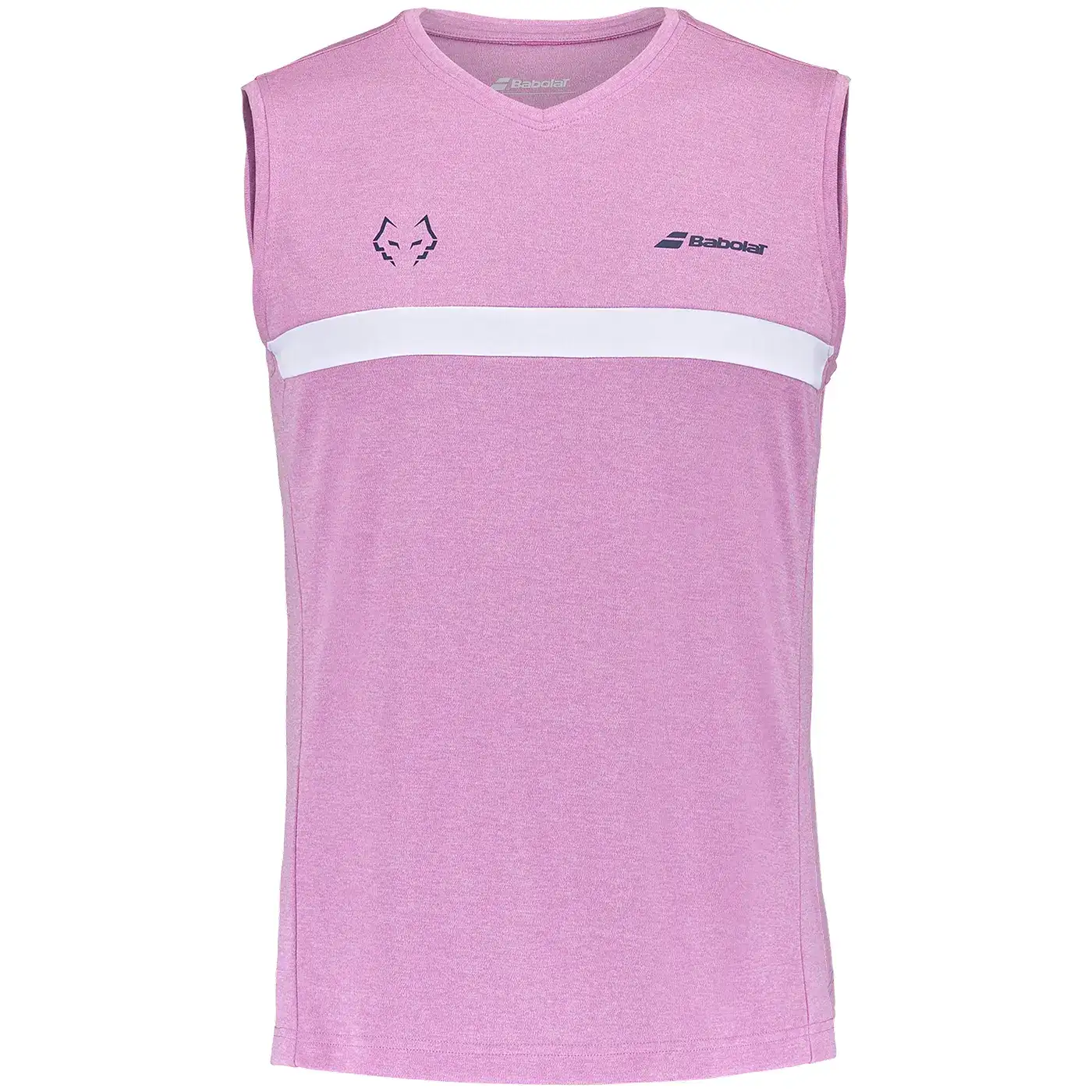 Camiseta Babolat sin mangas Juan Lebrón Rosa
