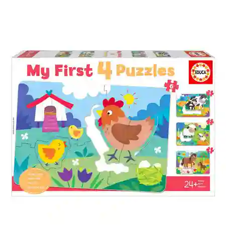 Puzzle 5, 6, 7, 8 - My First Puzzles Granja - Educa