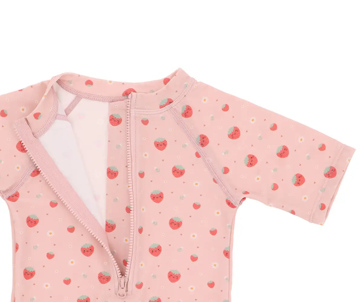 Strawberries zipper swimsuit - Image 2