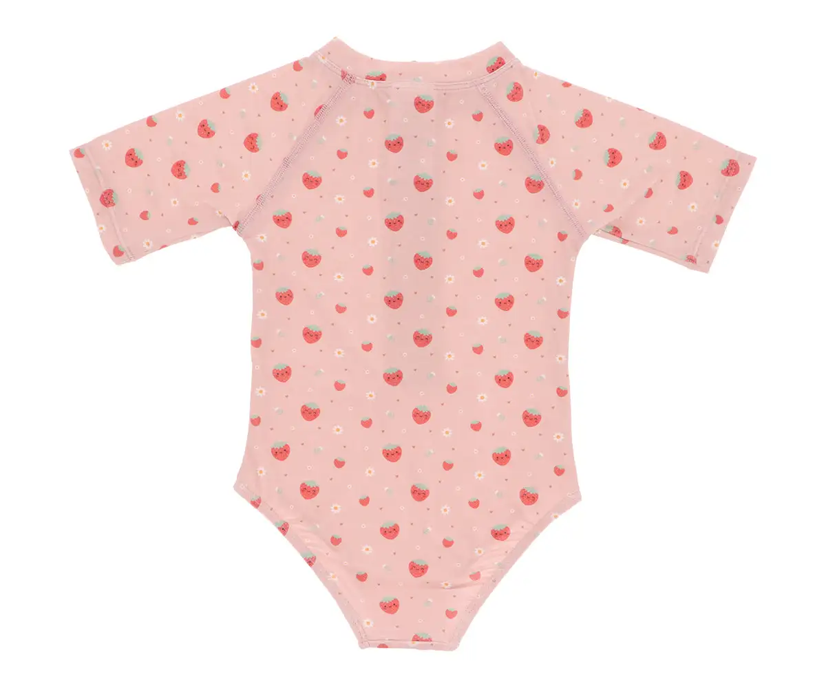 Strawberries zipper swimsuit - Image 3