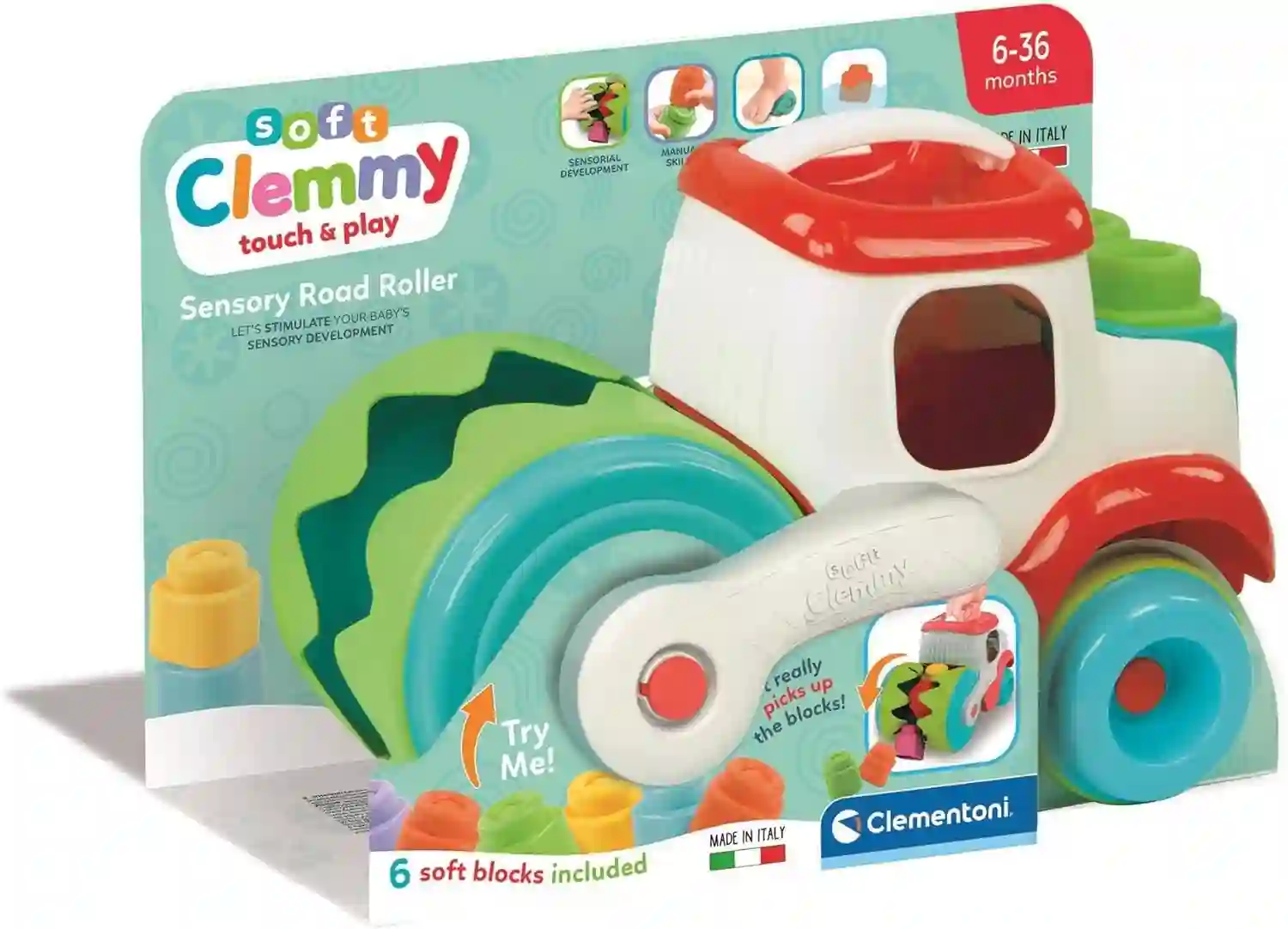 Clementoni: Sensory tragabloques