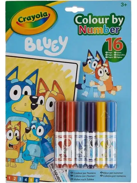 Crayola® Álbum para Colorear por Números Bluey
