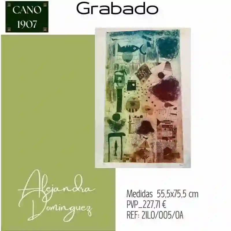 Arte en Grabado de Alejandra Domínguez