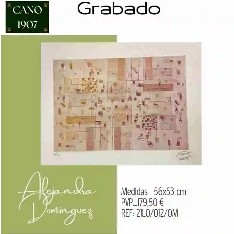 Arte en Grabado de Alejandra Domínguez