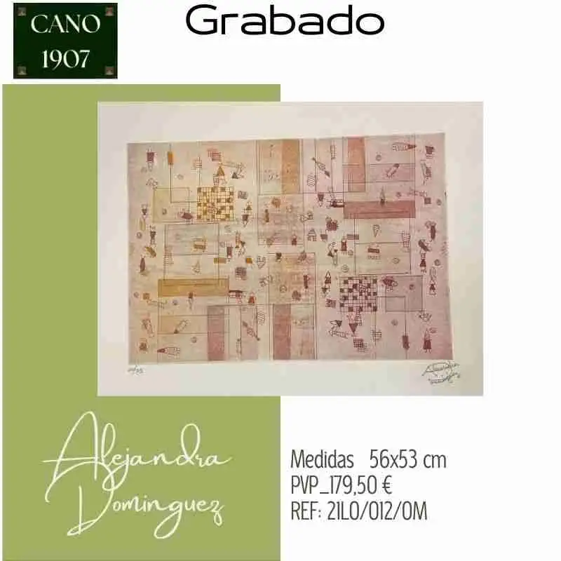 Arte en Grabado de Alejandra Domínguez